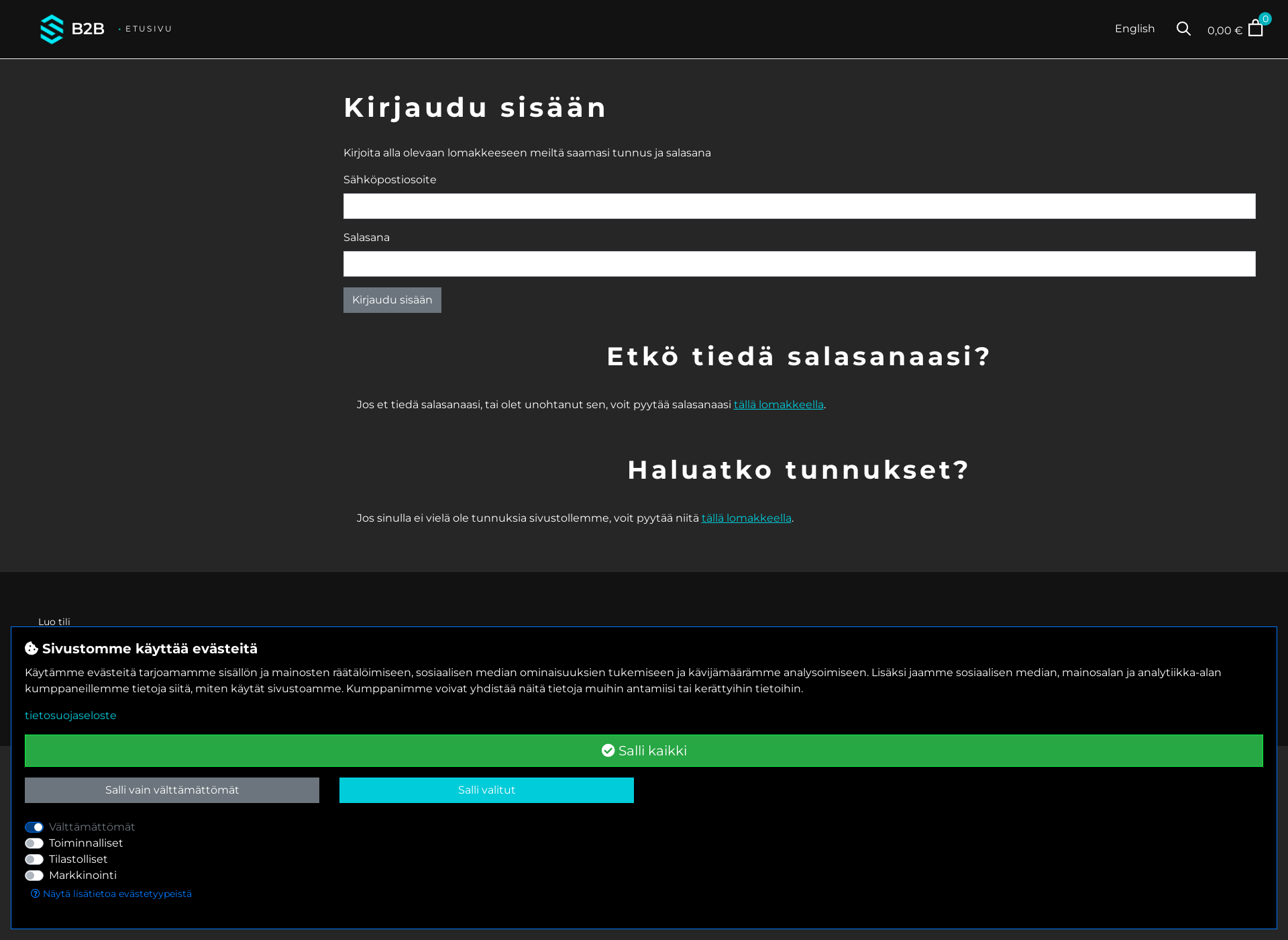 Skärmdump för senneknet.fi