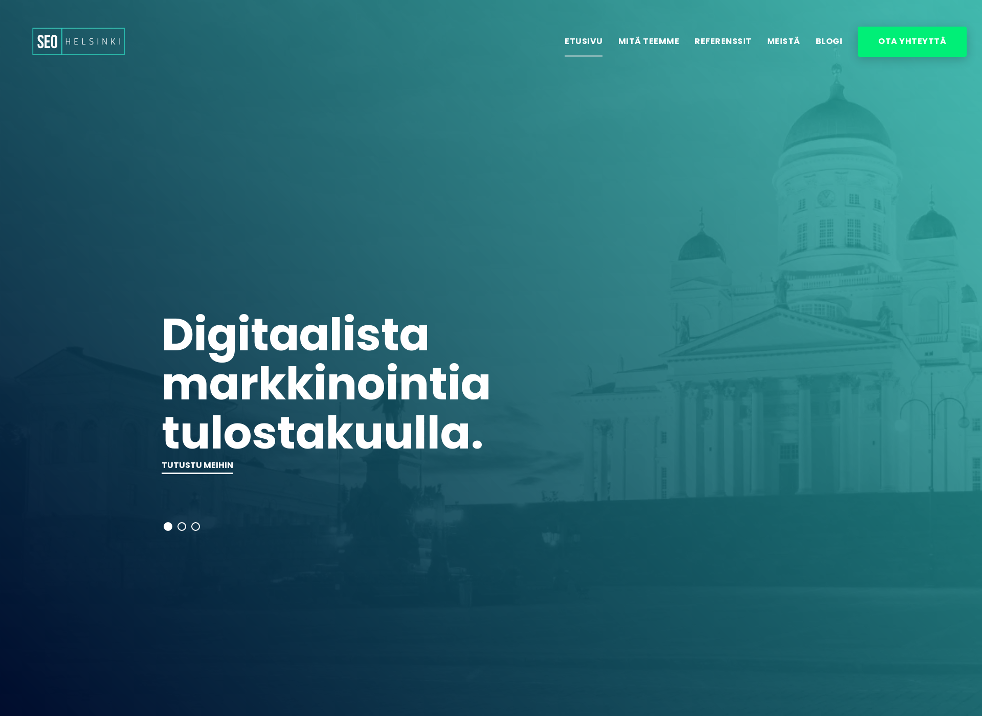 Screenshot for seohelsinki.fi