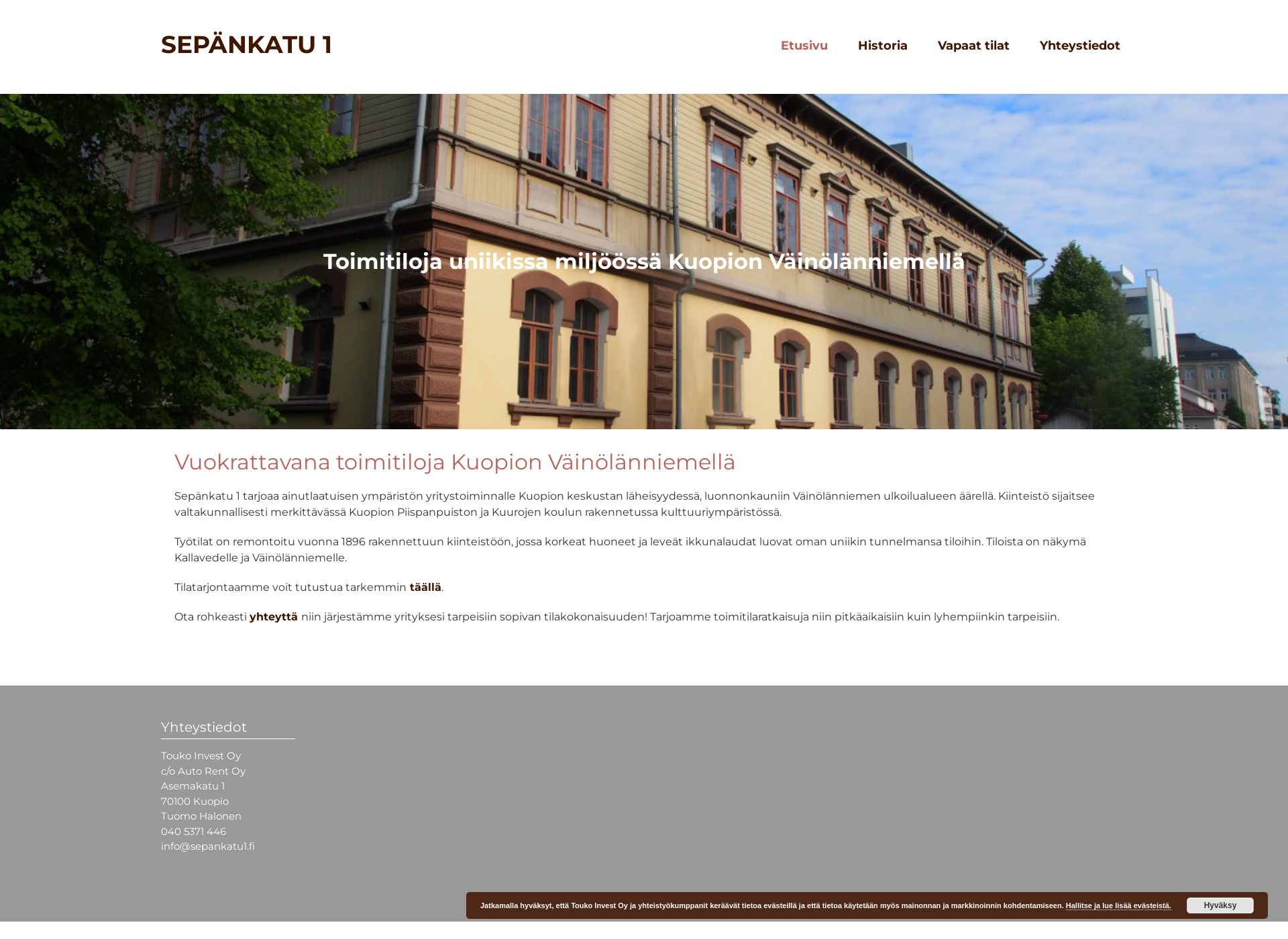 Screenshot for sepankatu1.fi