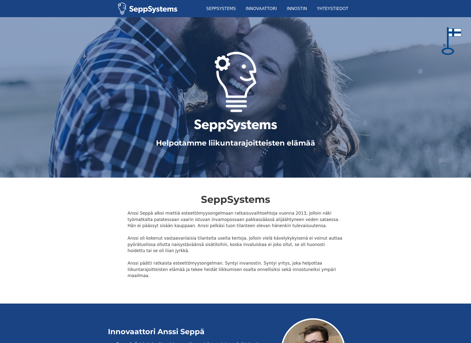 Screenshot for seppsystems.fi