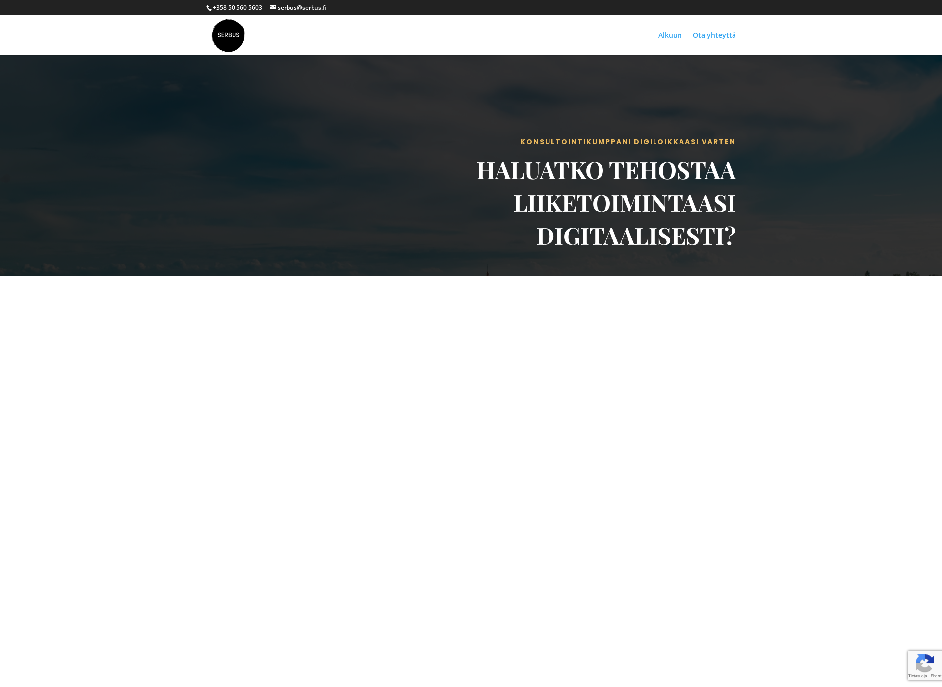 Screenshot for serbus.fi