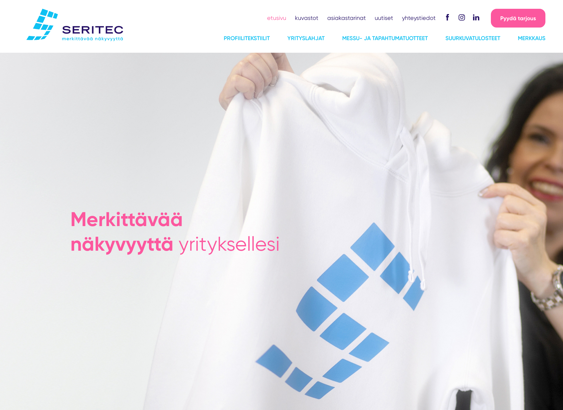 Screenshot for seritec.fi