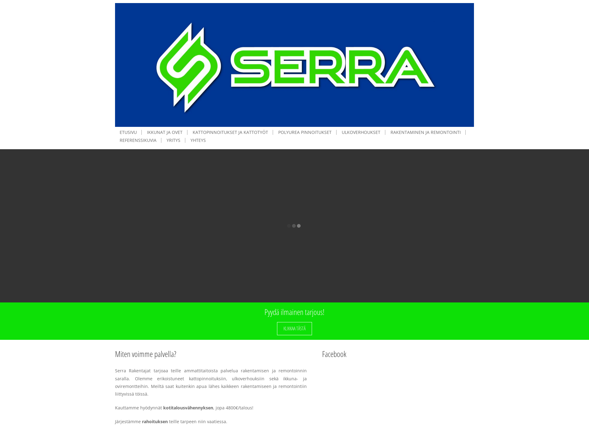 Screenshot for serrarak.fi