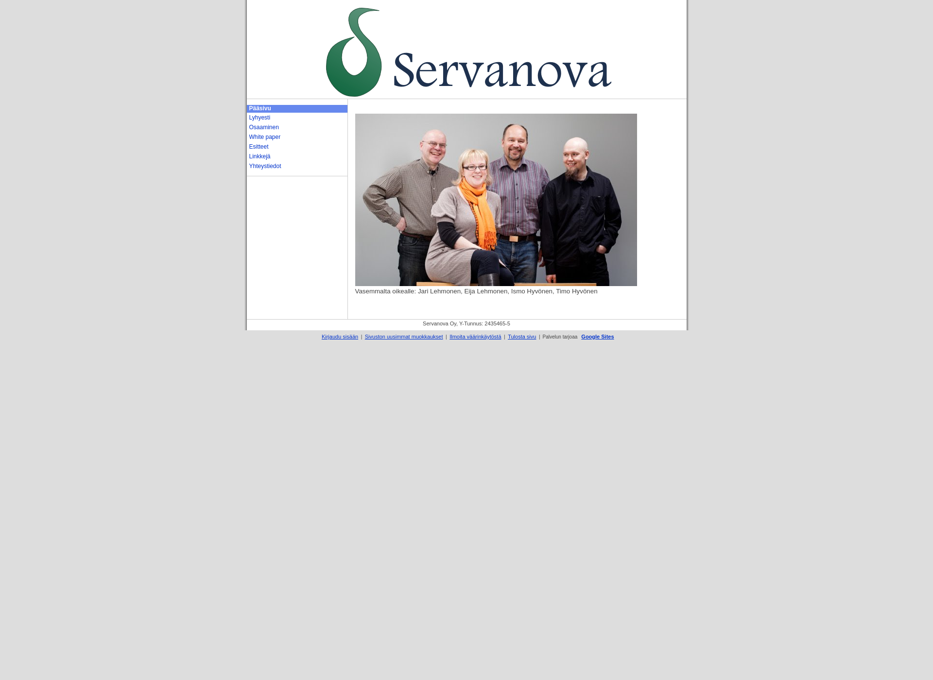 Screenshot for servanova.fi