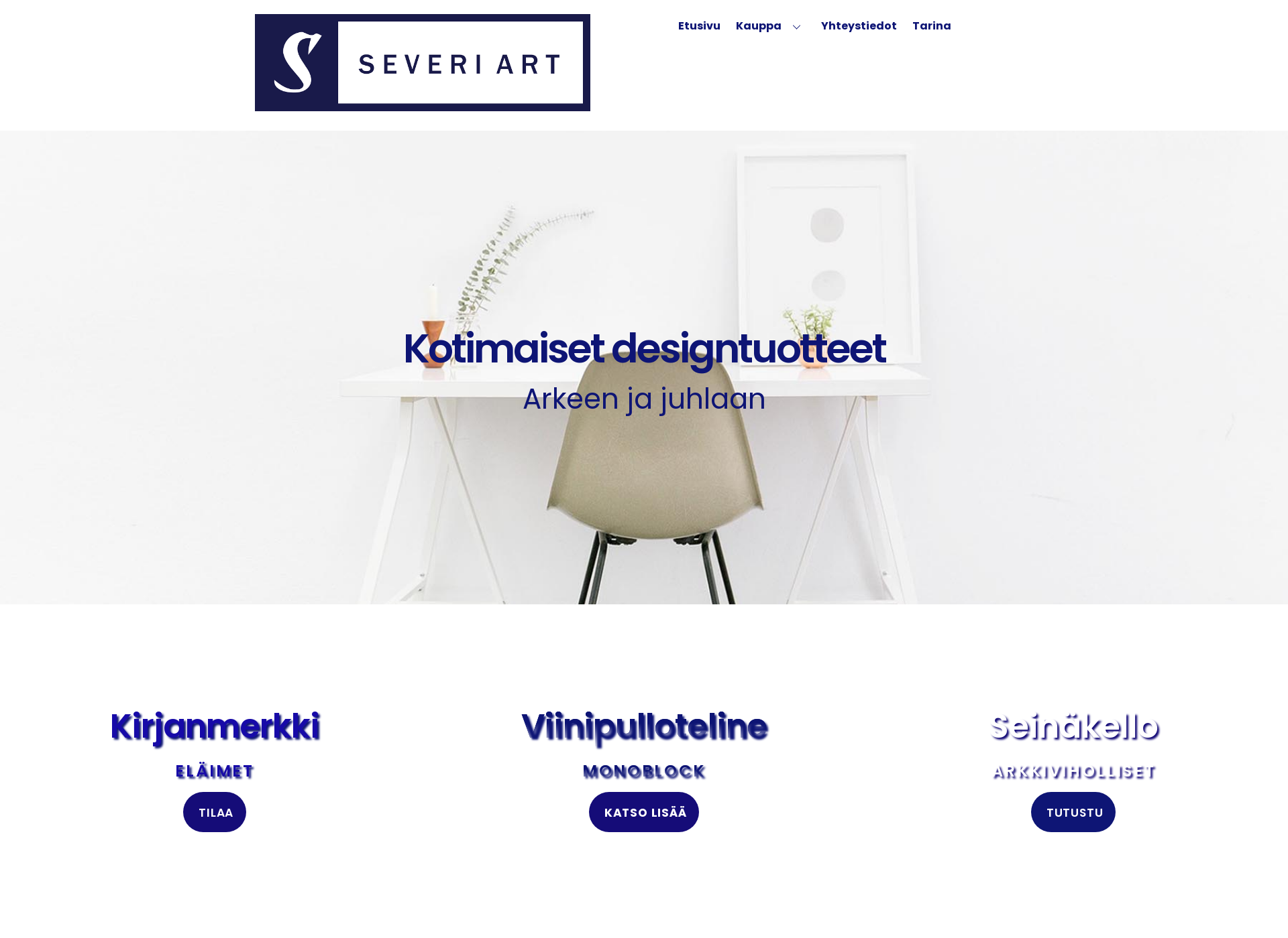 Screenshot for severiart.fi