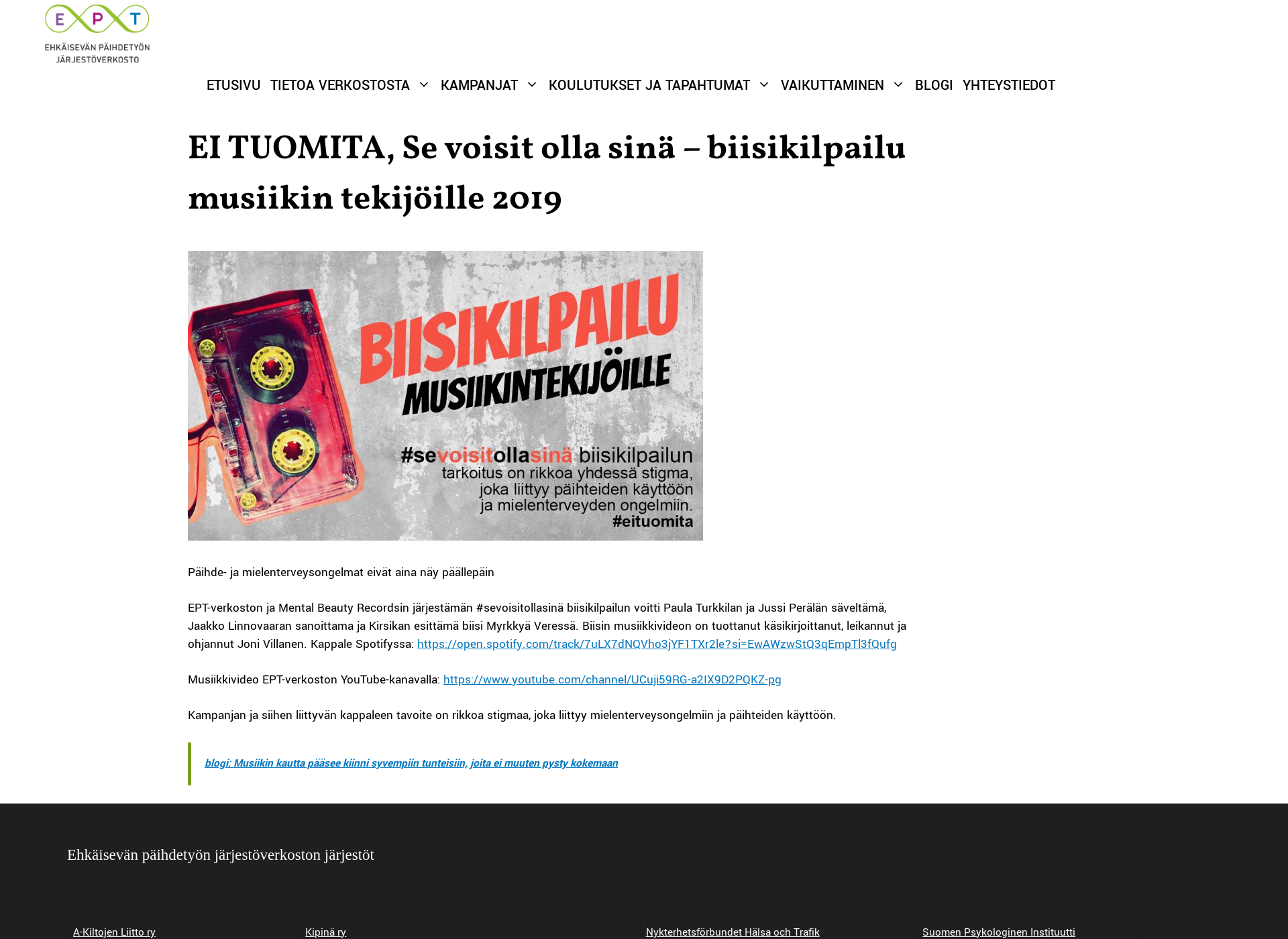 Skärmdump för sevoisitollasinä.fi