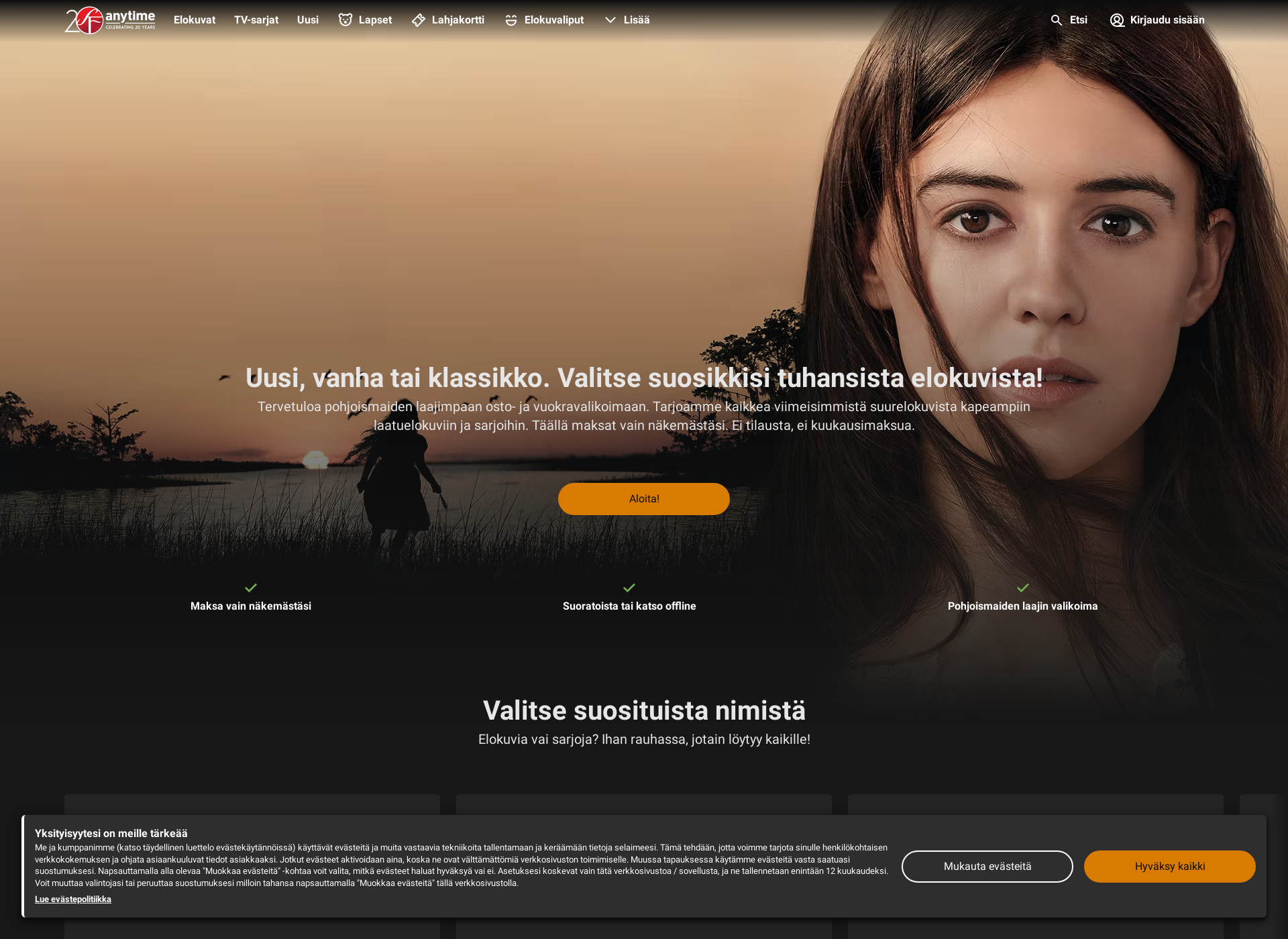 Screenshot for sfanytime.fi