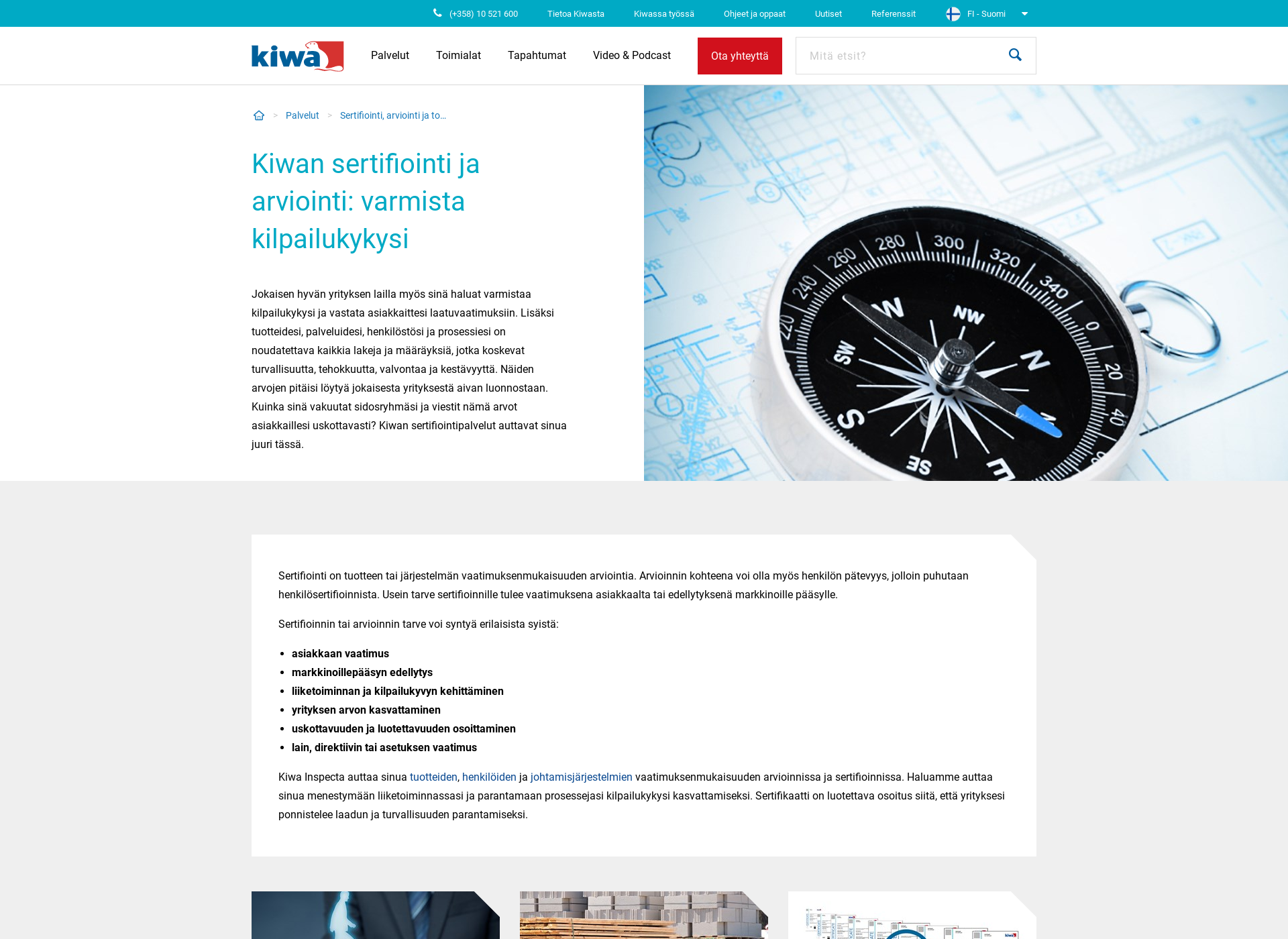 Screenshot for sfs-sertifiointi.fi