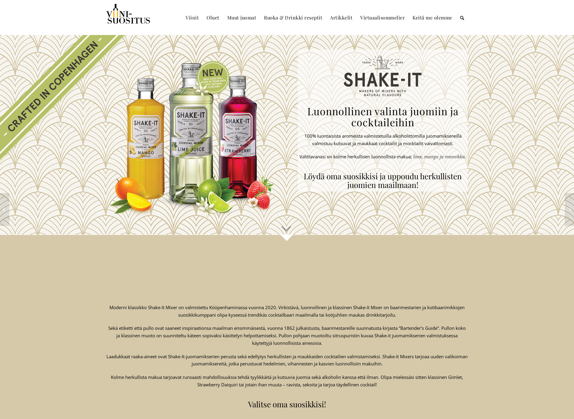 Screenshot for shake-it.fi
