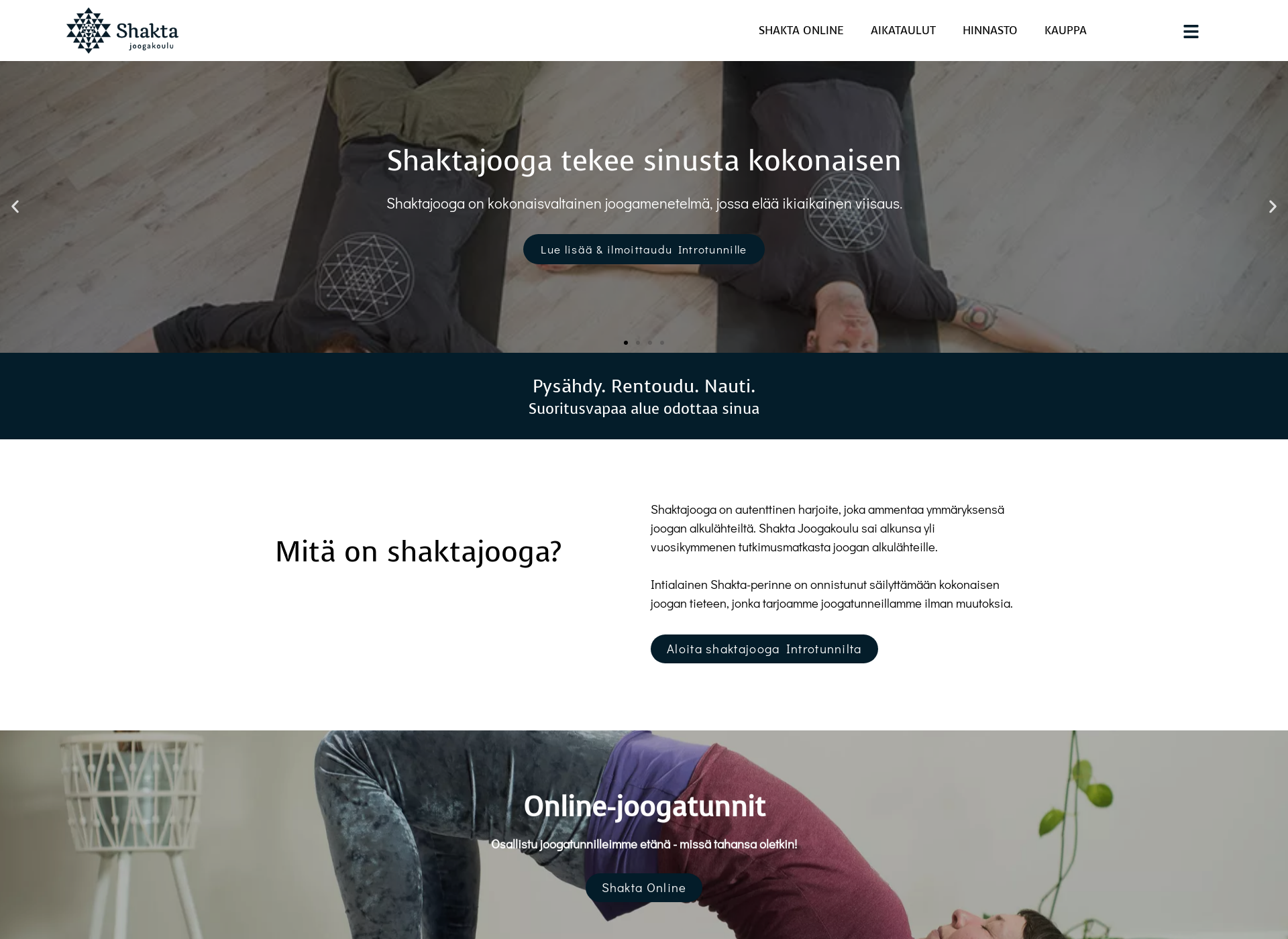 Screenshot for shakta.fi