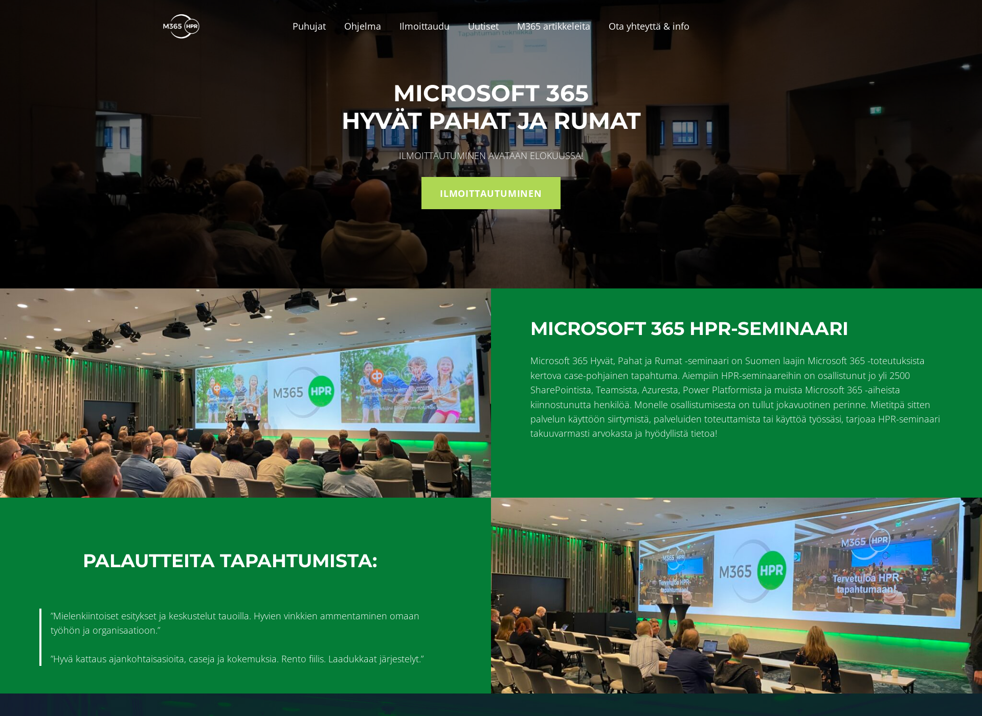 Skärmdump för sharepoint-hpr.fi