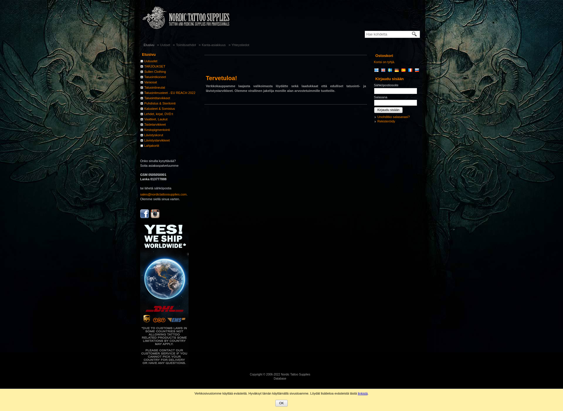 Screenshot for sharpie.fi
