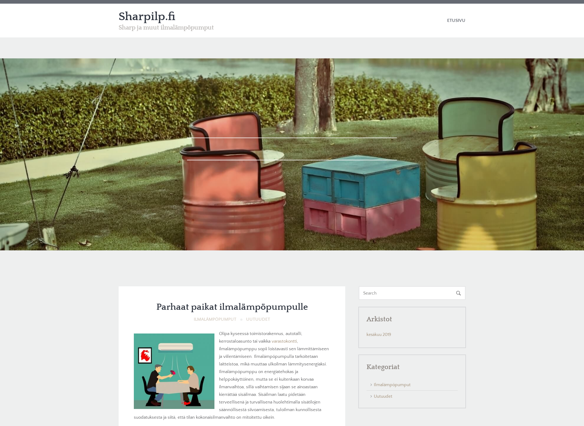 Screenshot for sharpilp.fi