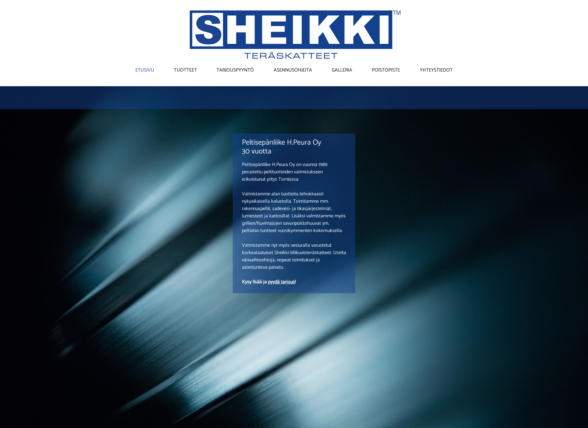 Screenshot for sheikki.fi