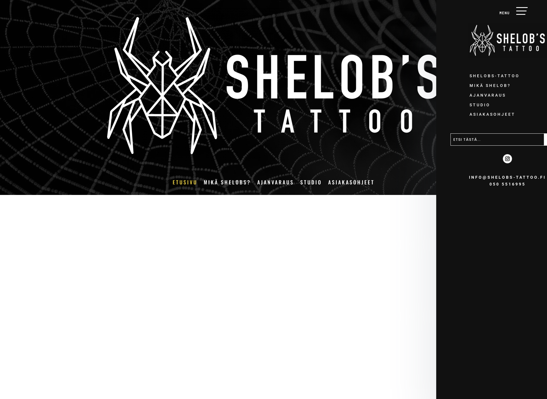 Skärmdump för shelobs-tattoo.fi