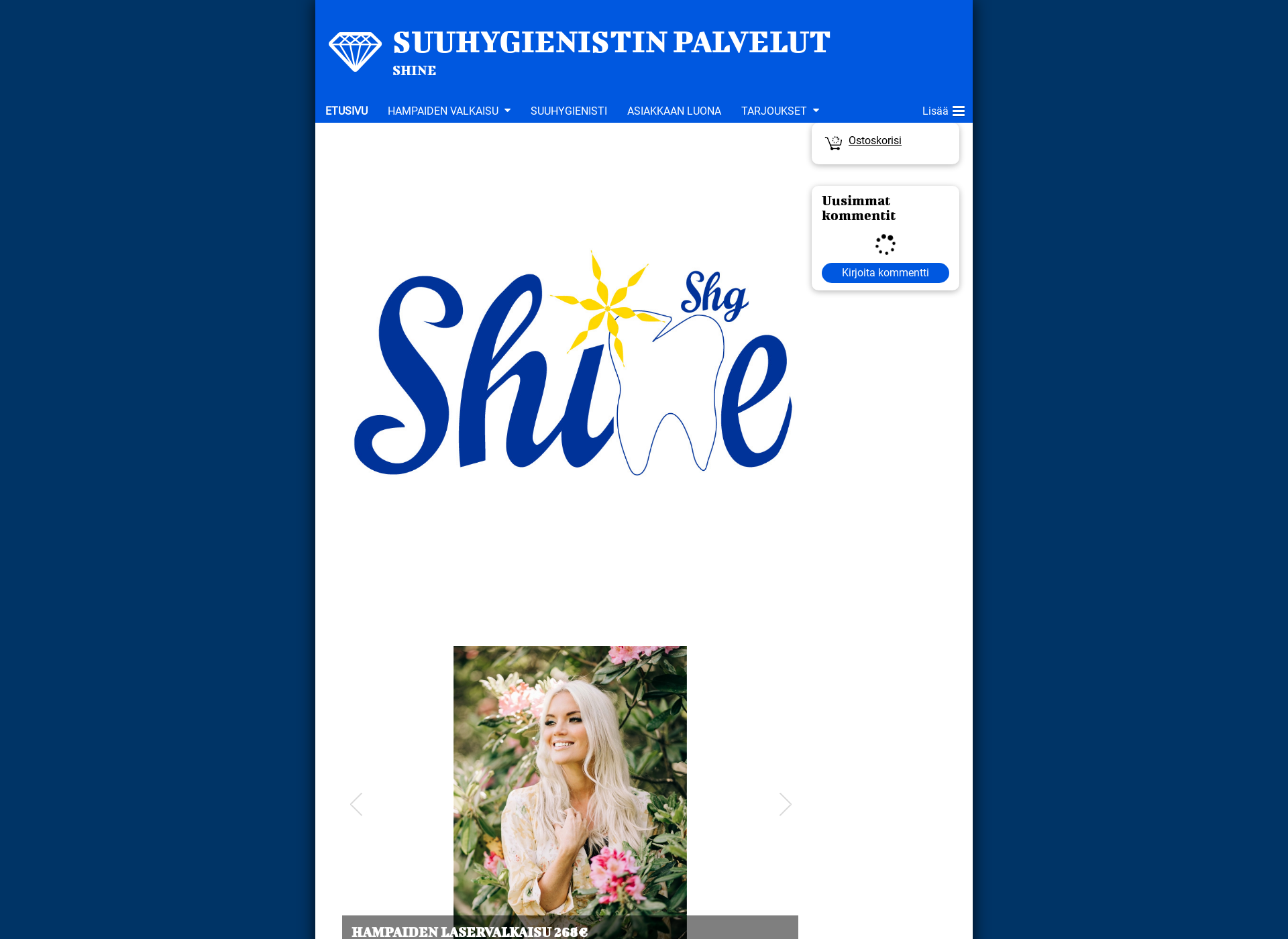 Screenshot for shgshine.fi