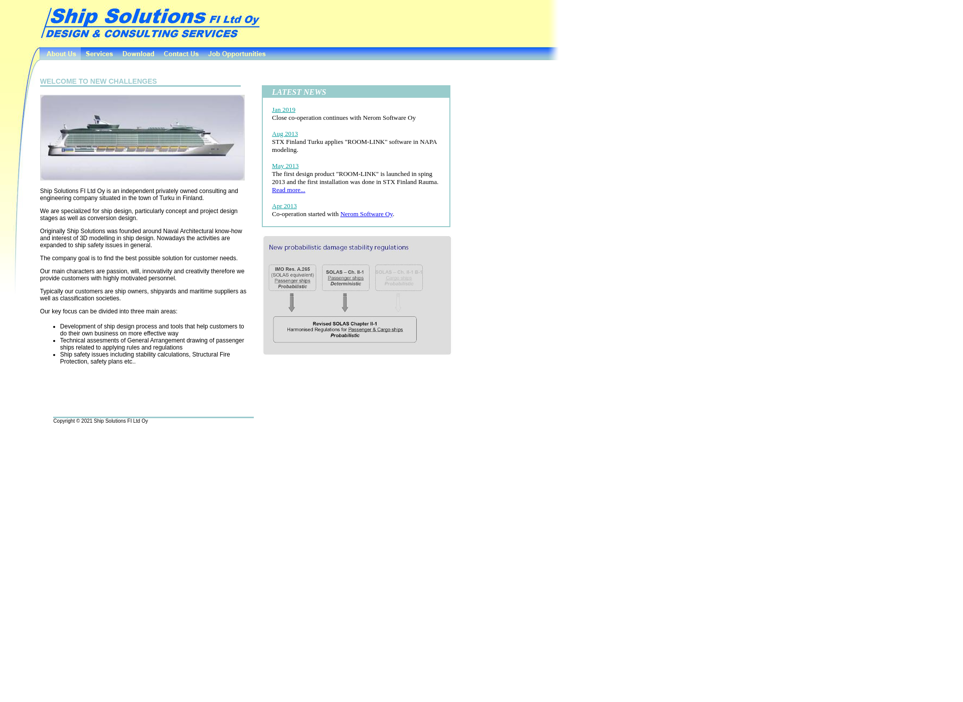 Screenshot for shipsolutions.fi