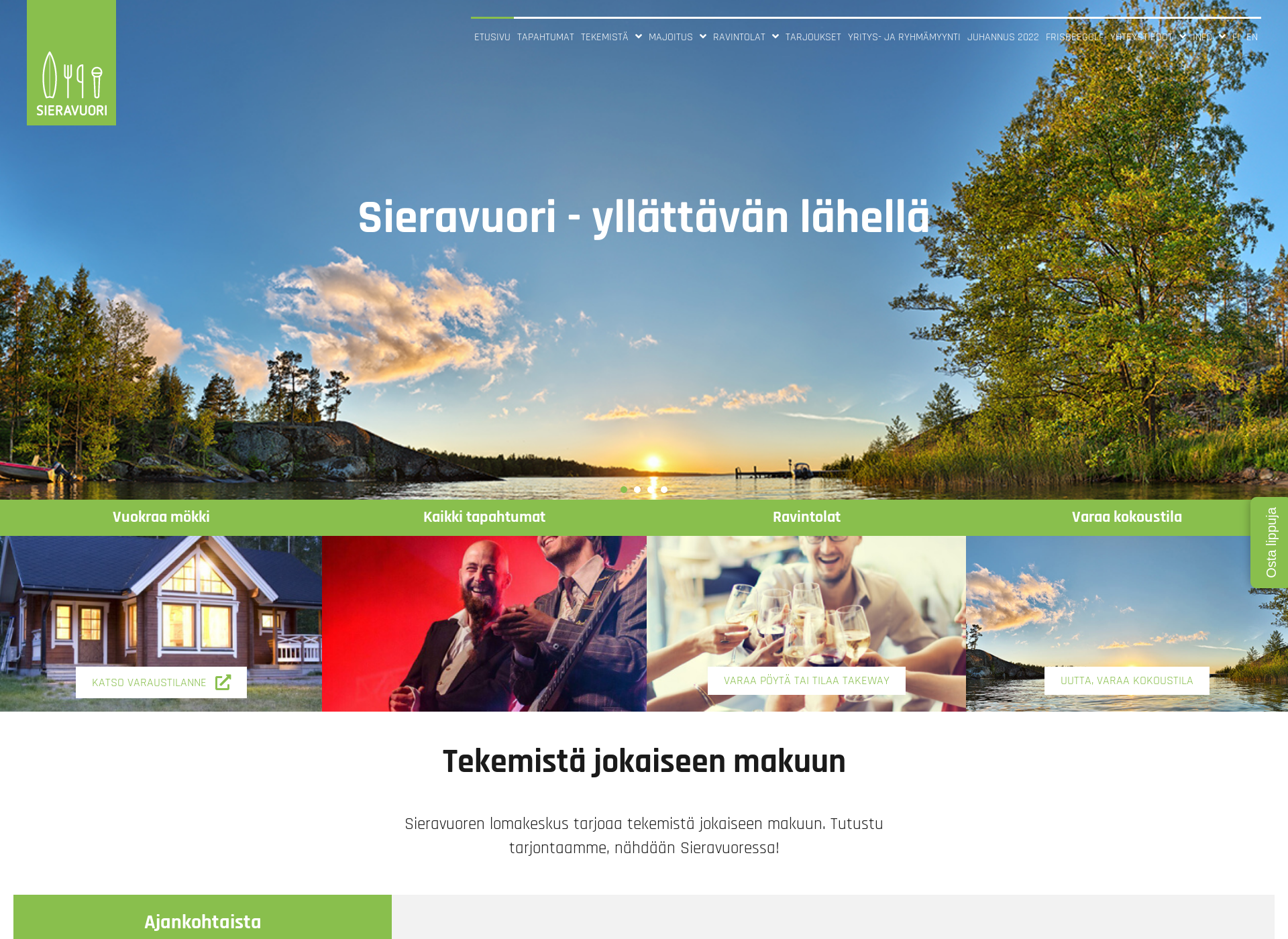 Screenshot for sieravuori.fi