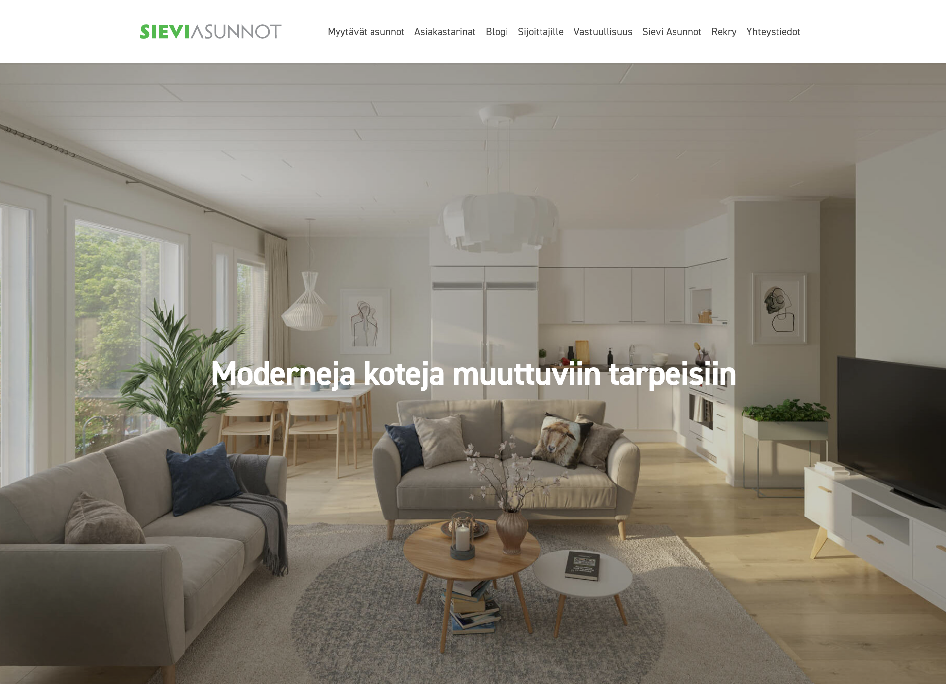 Screenshot for sieviasunnot.fi