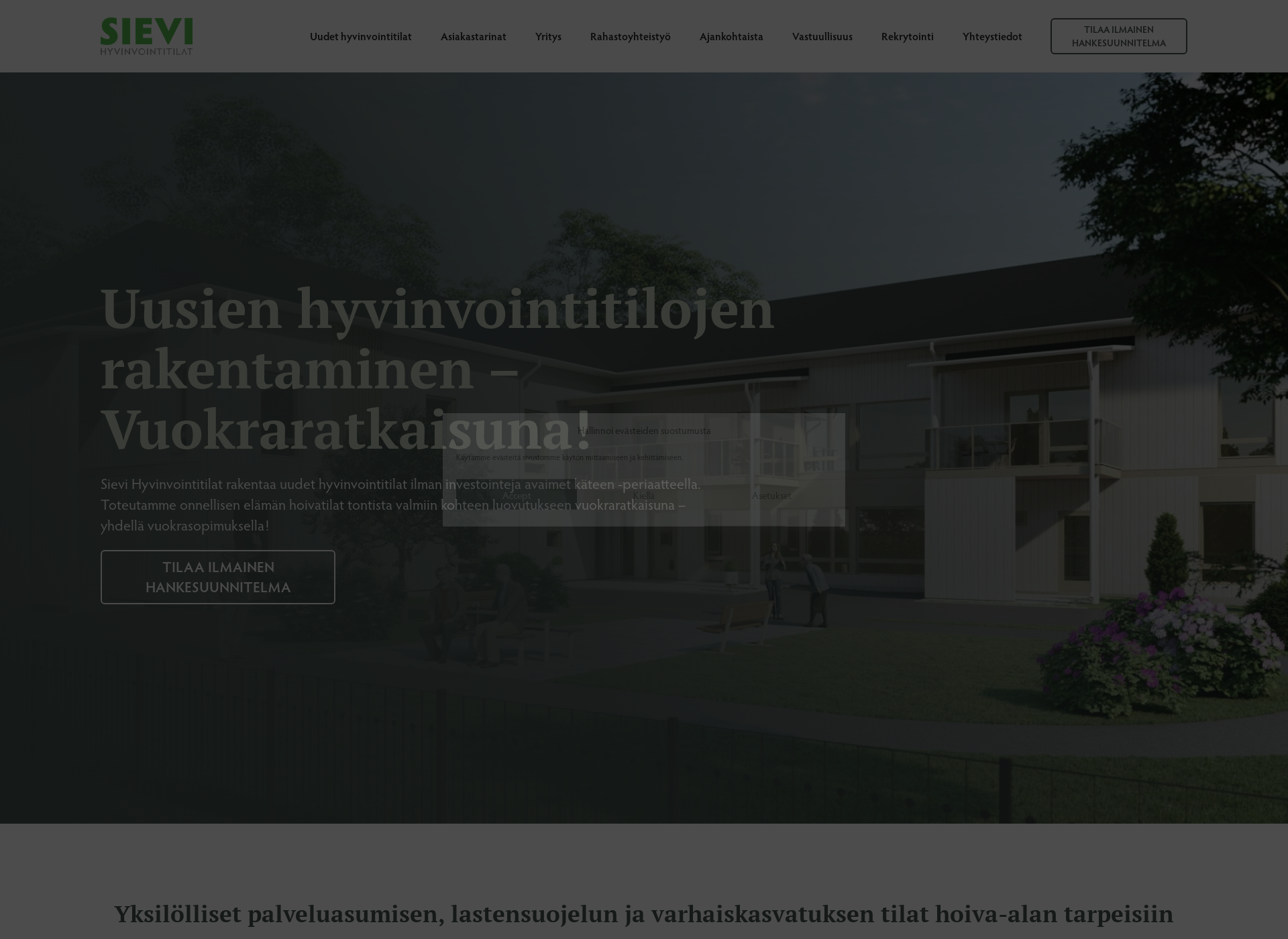 Screenshot for sievihvt.fi