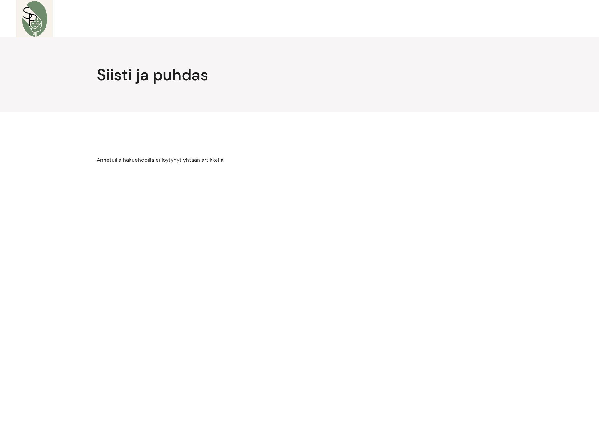 Screenshot for siistijapuhdas.fi