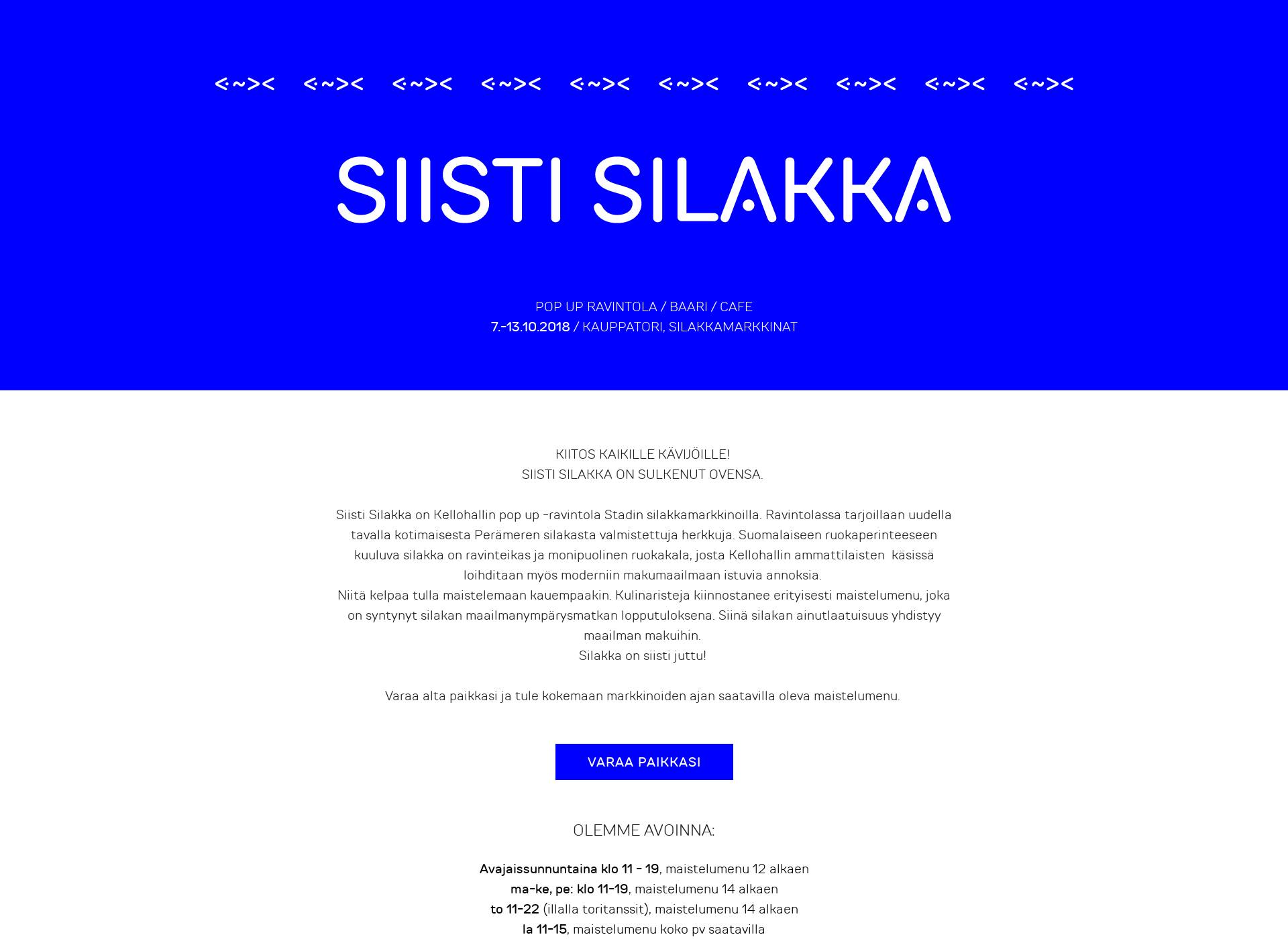 Screenshot for siistisilakka.fi