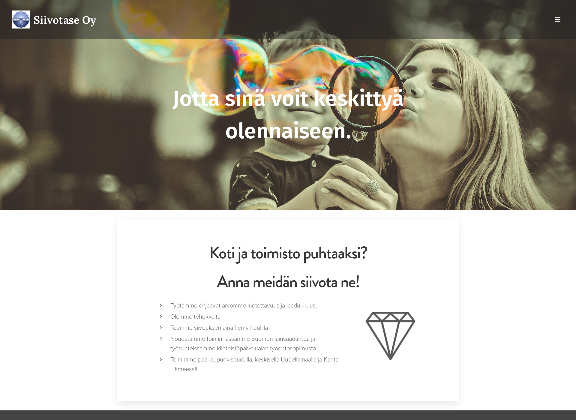 Screenshot for siivotase.fi
