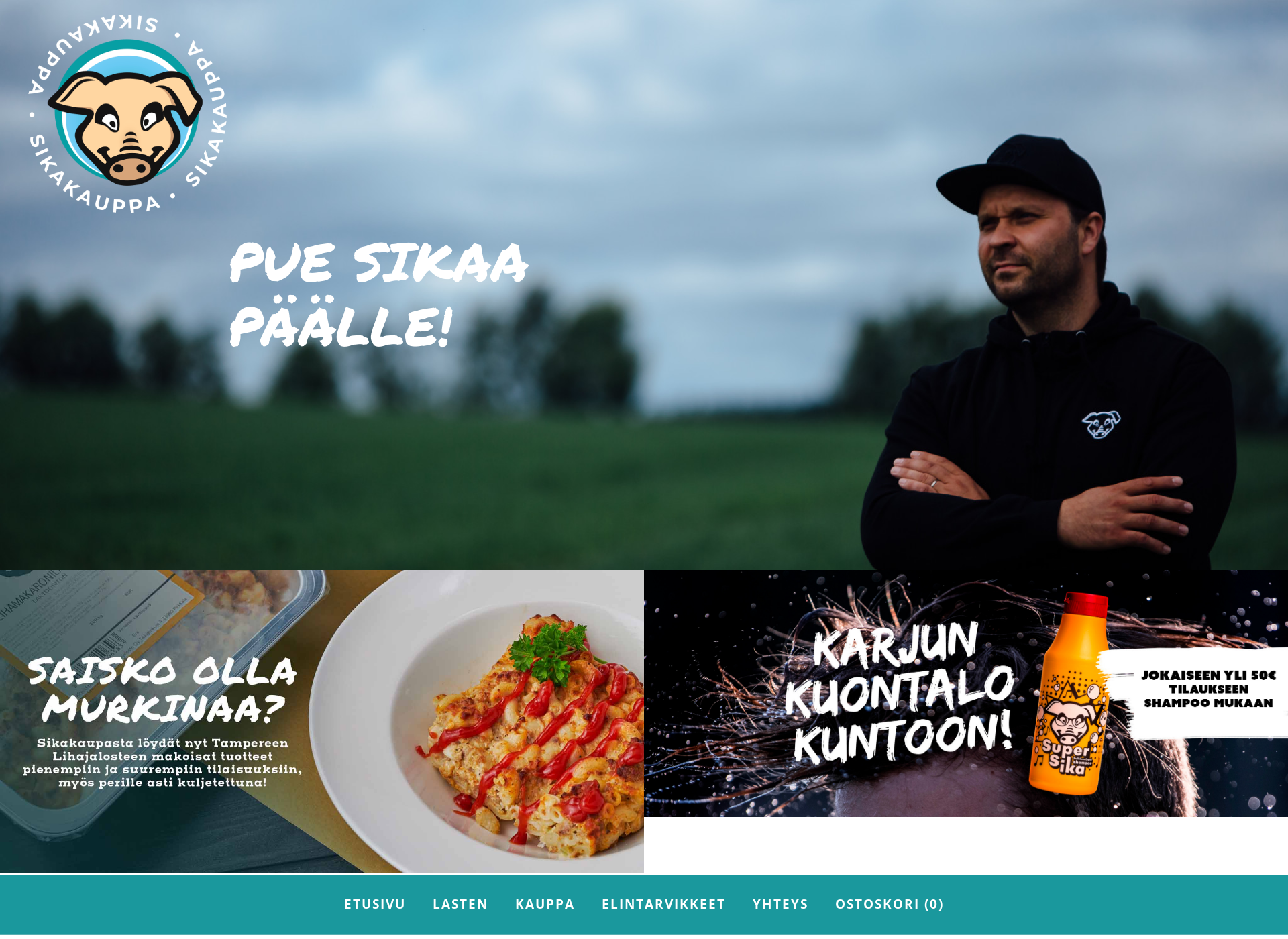 Screenshot for sikakauppa.fi