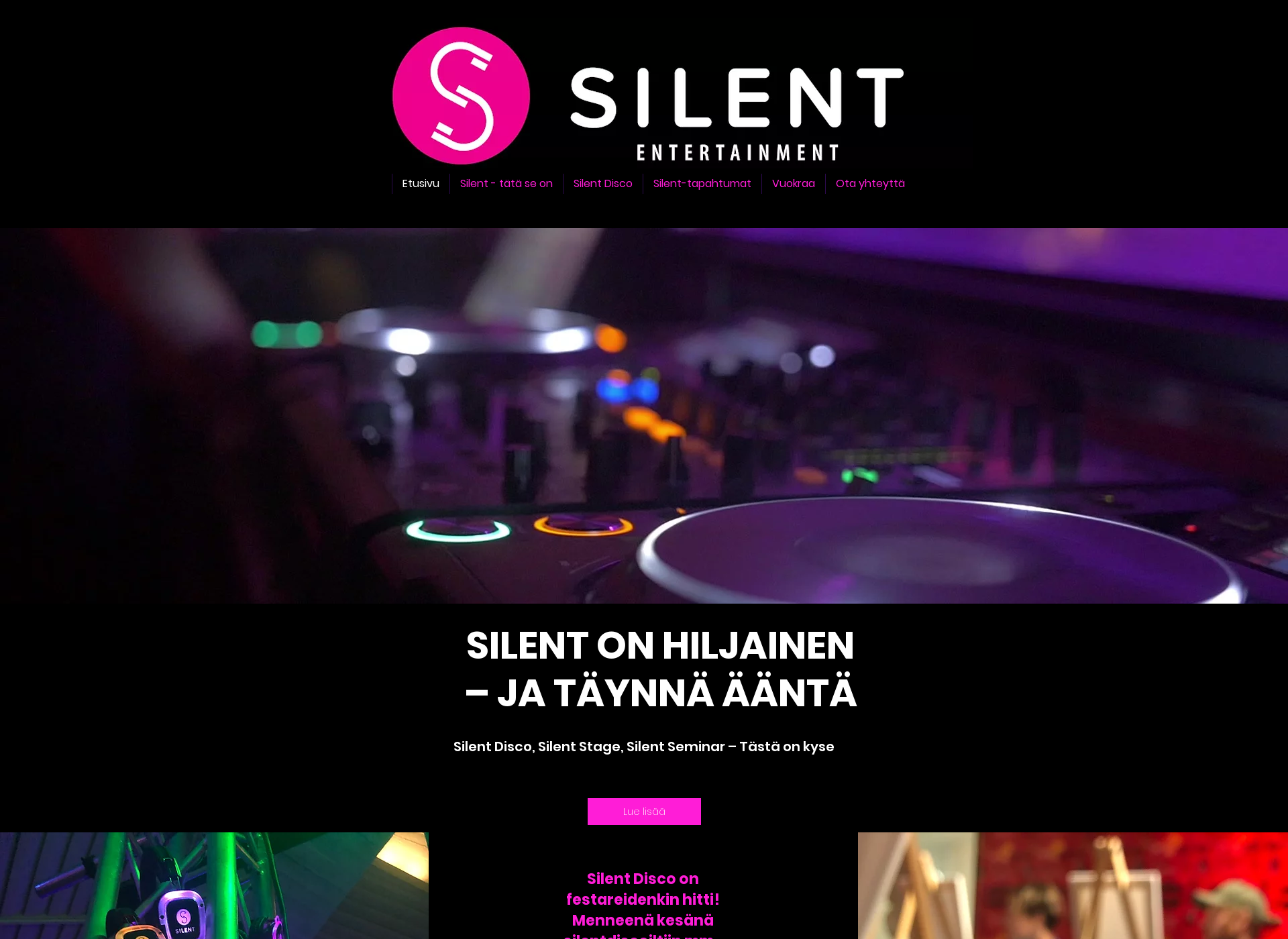 Skärmdump för silent.fi