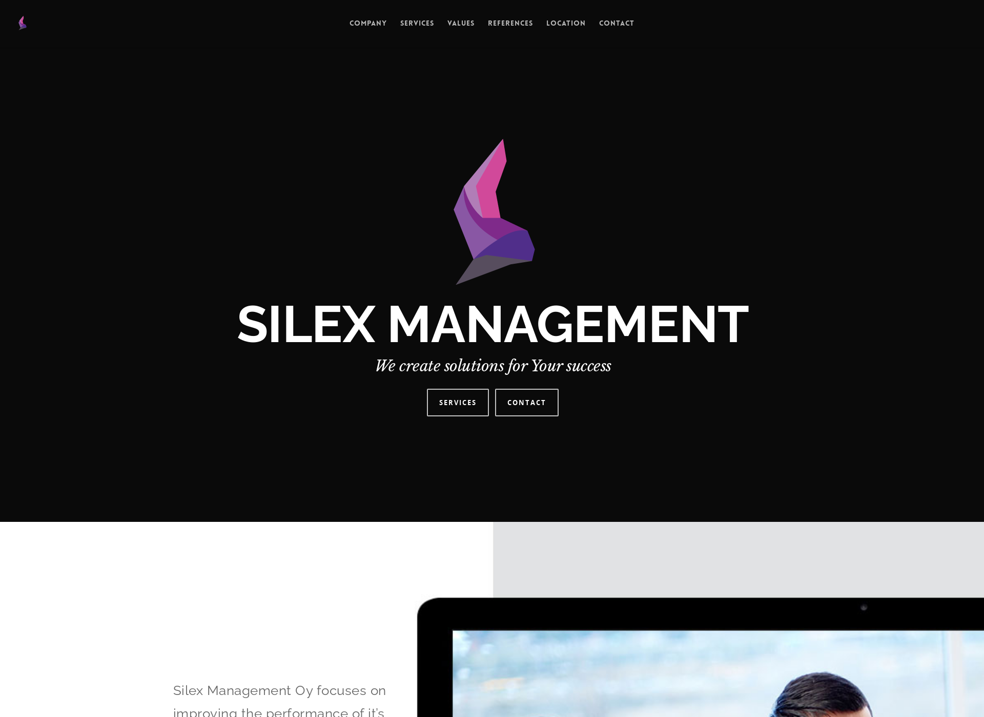 Screenshot for silex-management.com