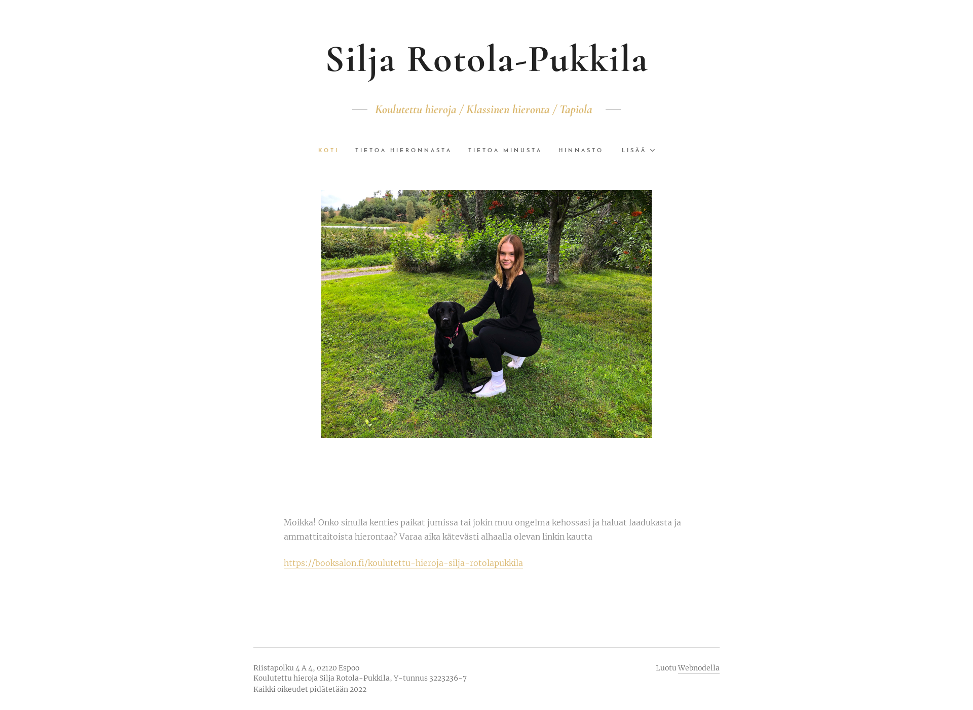 Skärmdump för siljarotolapukkila.fi