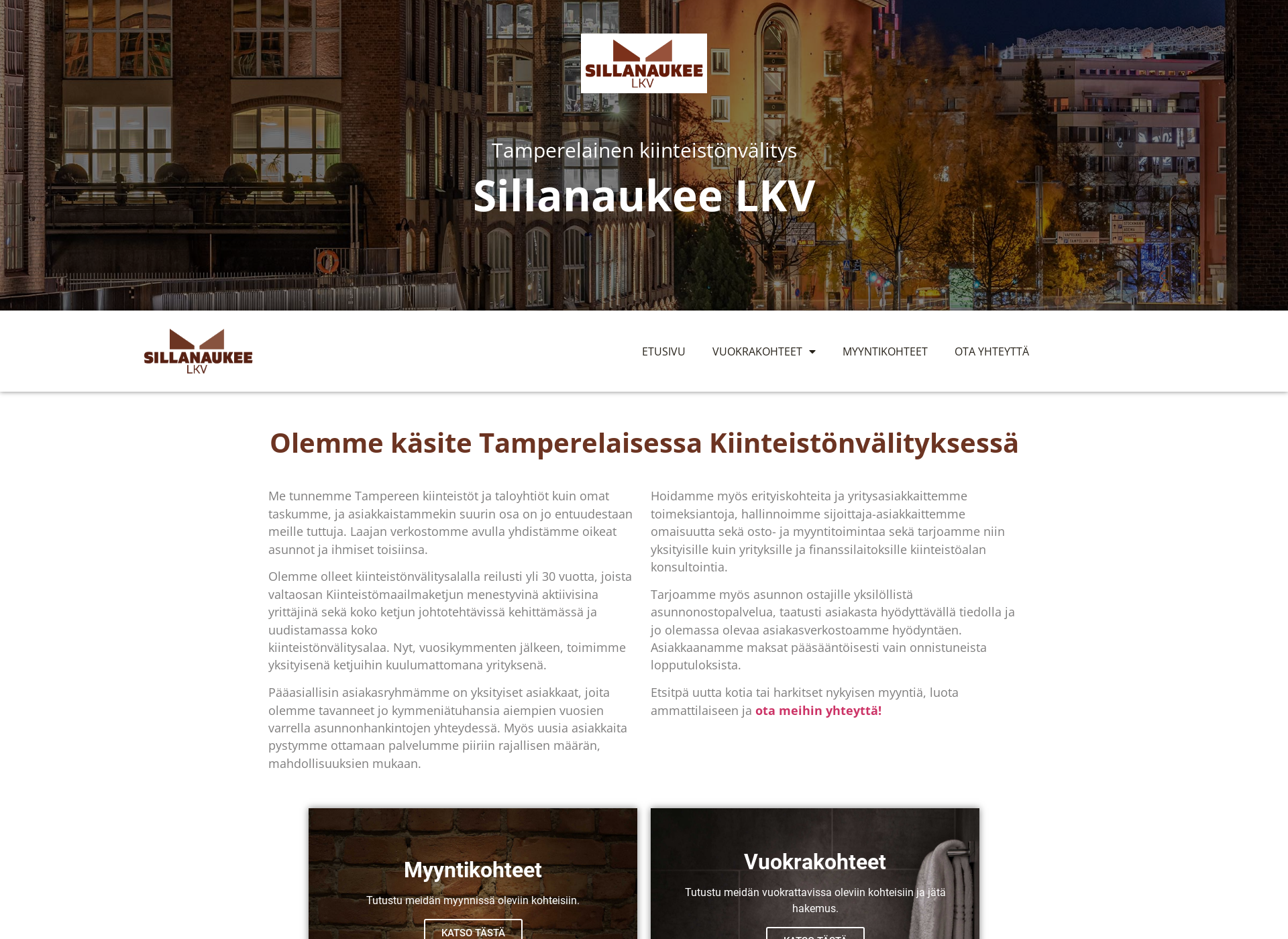 Screenshot for sillanaukeelkv.fi