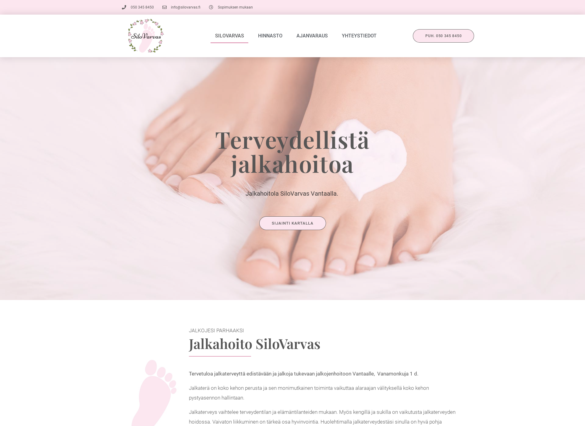 Screenshot for silovarvas.fi