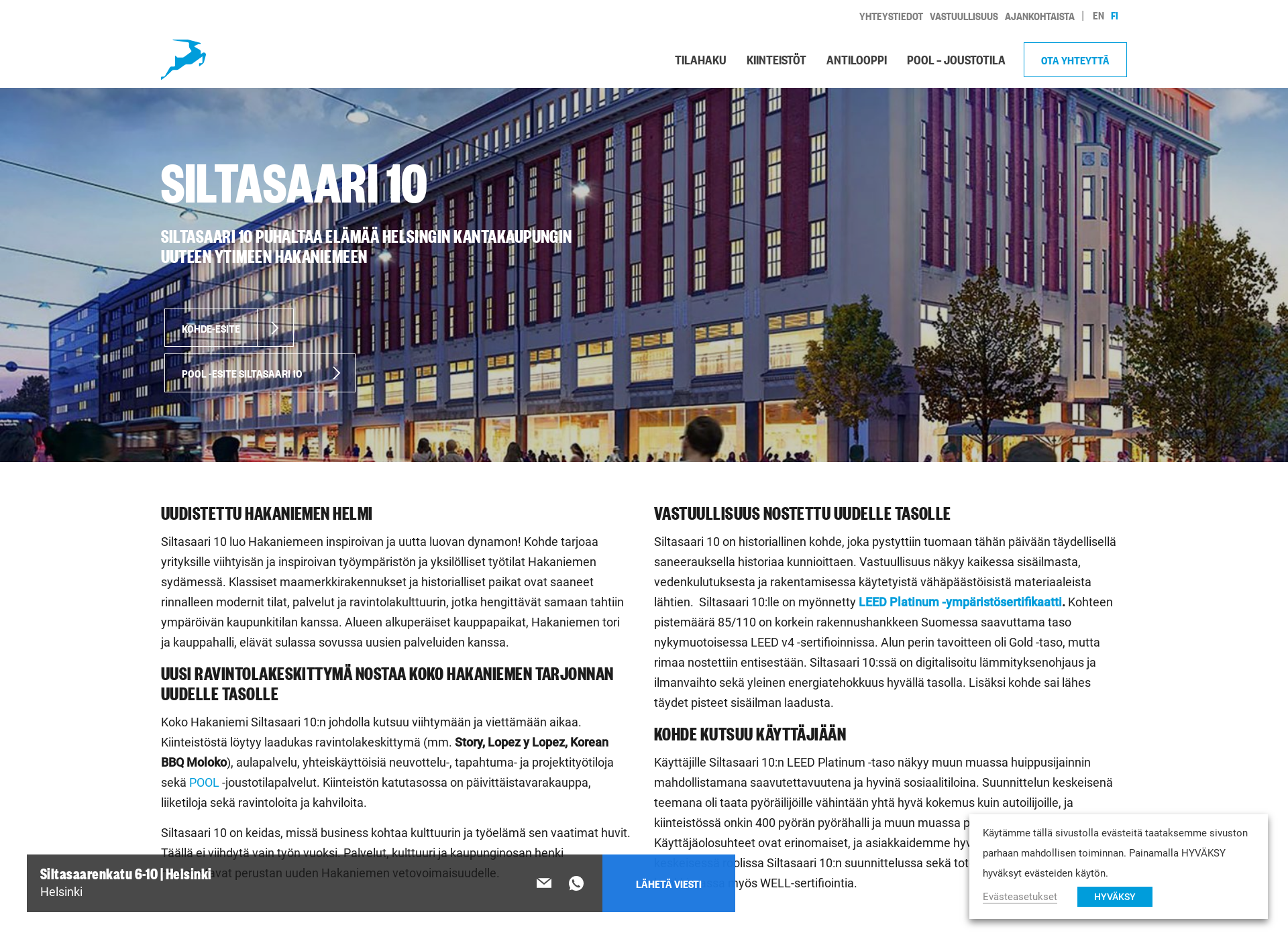 Screenshot for siltasaari10.fi