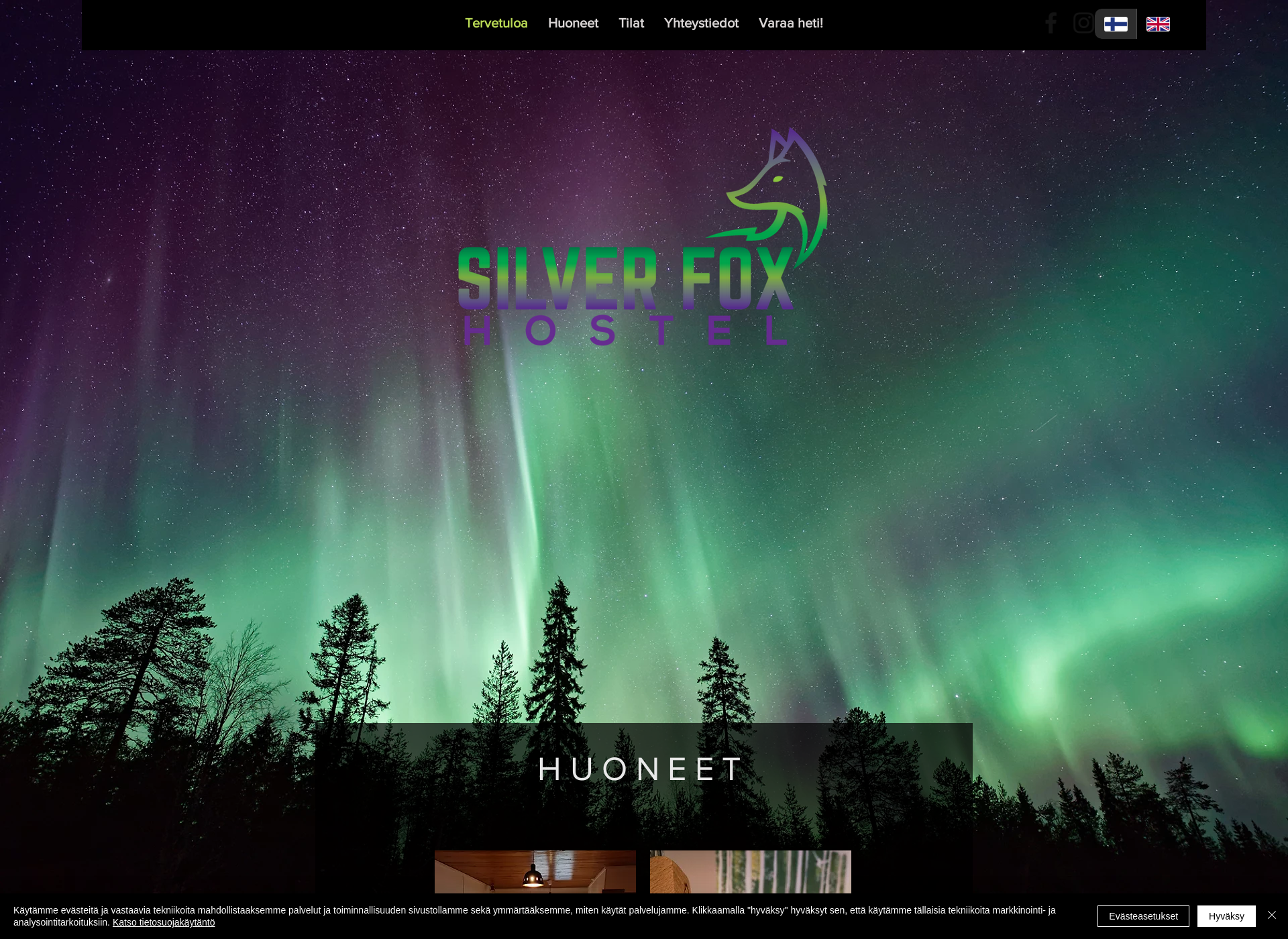 Screenshot for silverfoxhostel.com