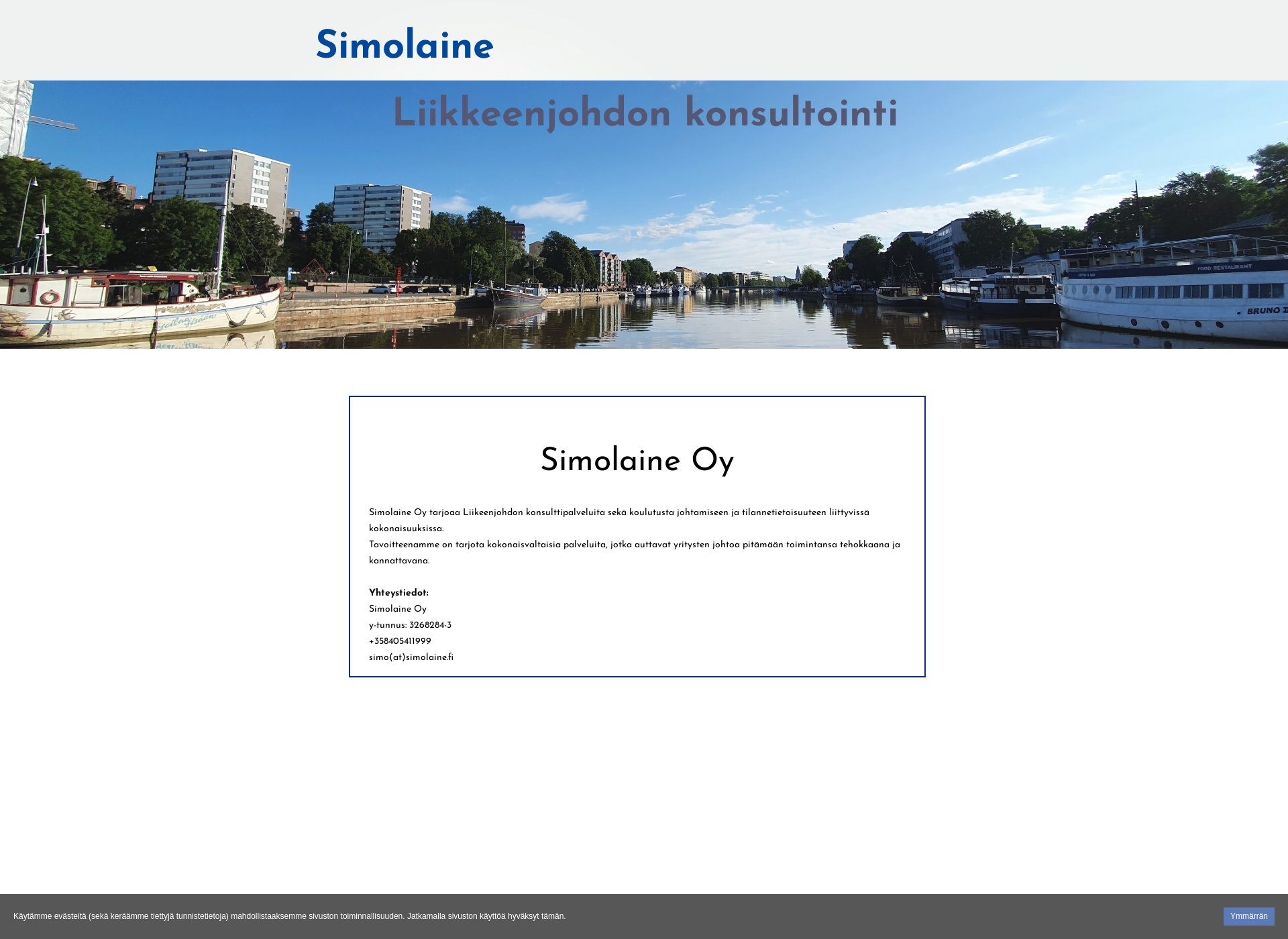 Screenshot for simolaine.fi