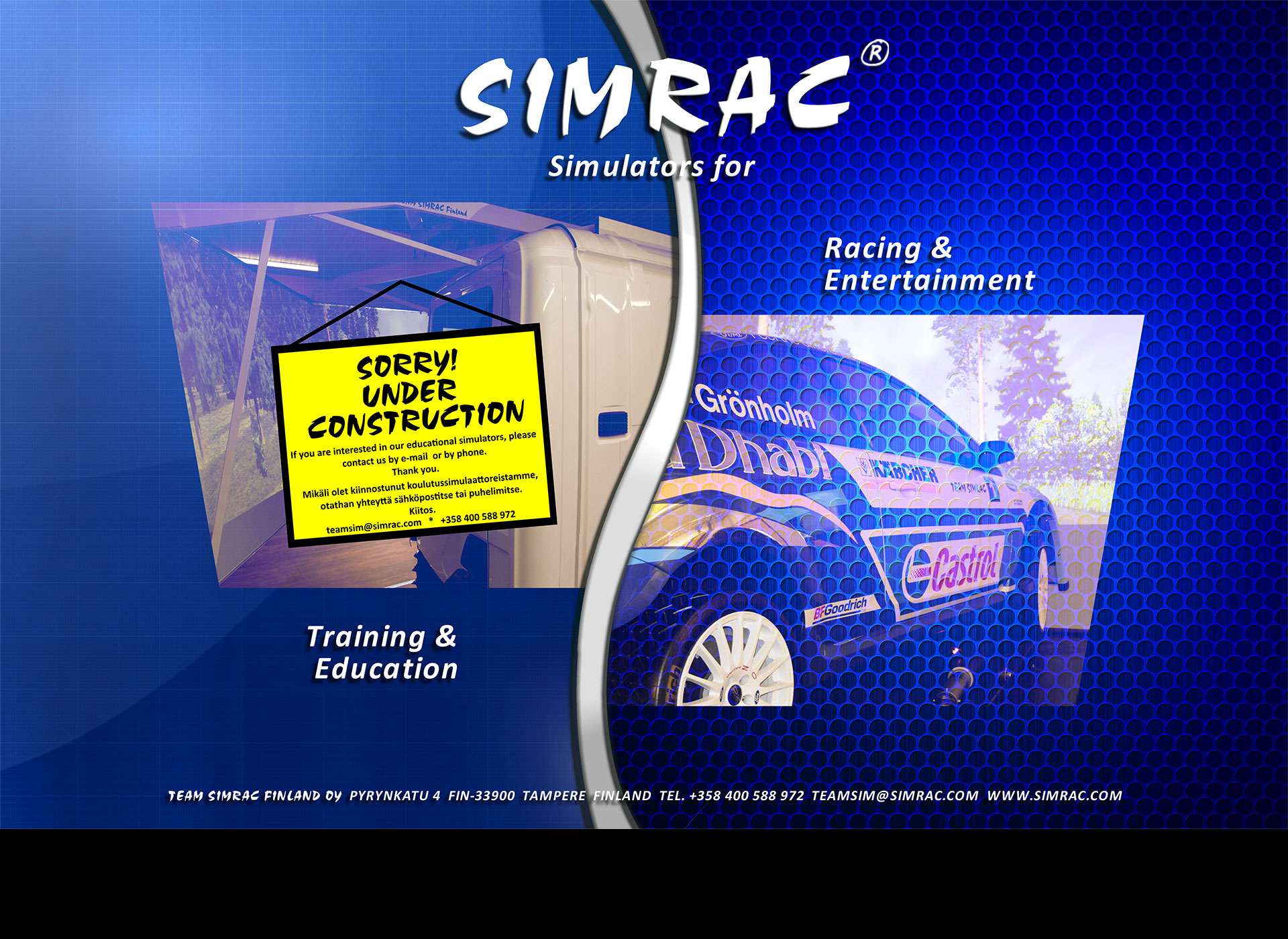 Screenshot for simrac.fi