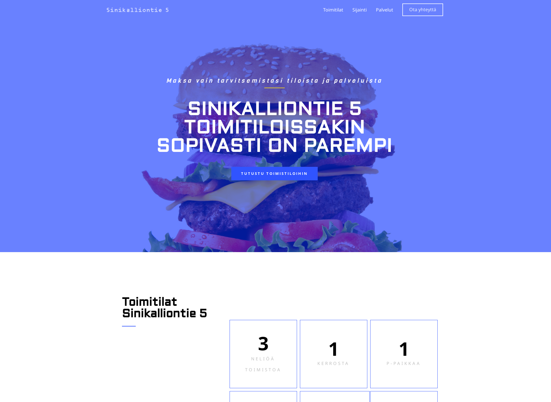Screenshot for sinikalliontie5.fi