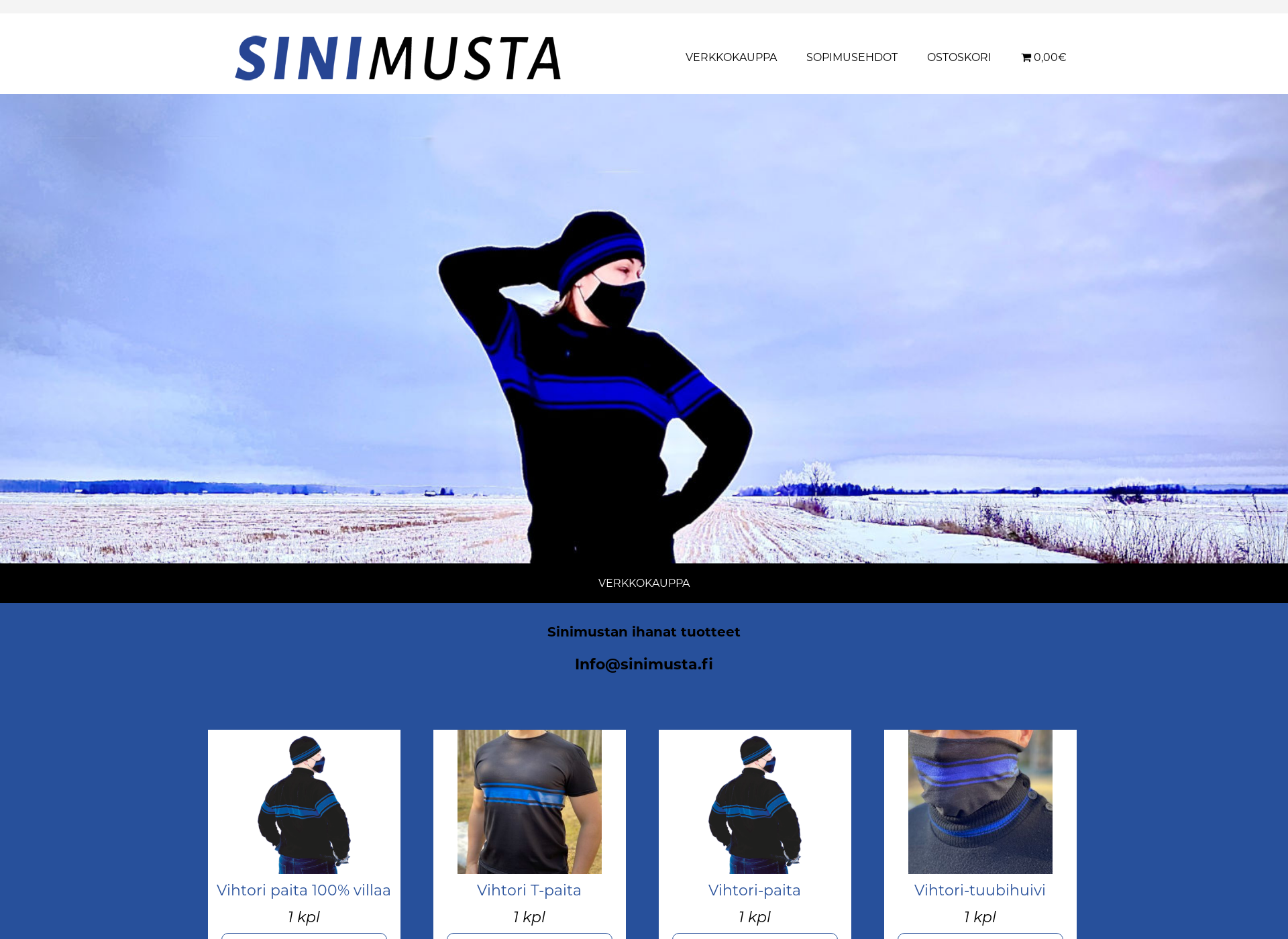 Screenshot for sinimusta.fi