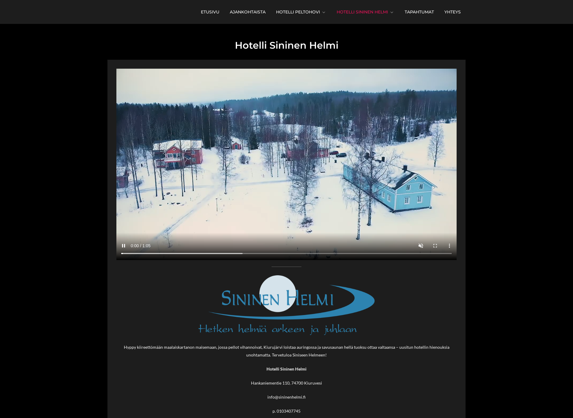 Screenshot for sininen-helmi.fi