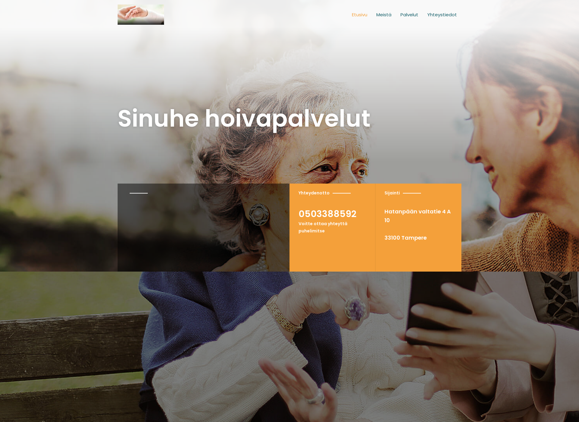 Screenshot for sinuhehoivapalvelut.fi