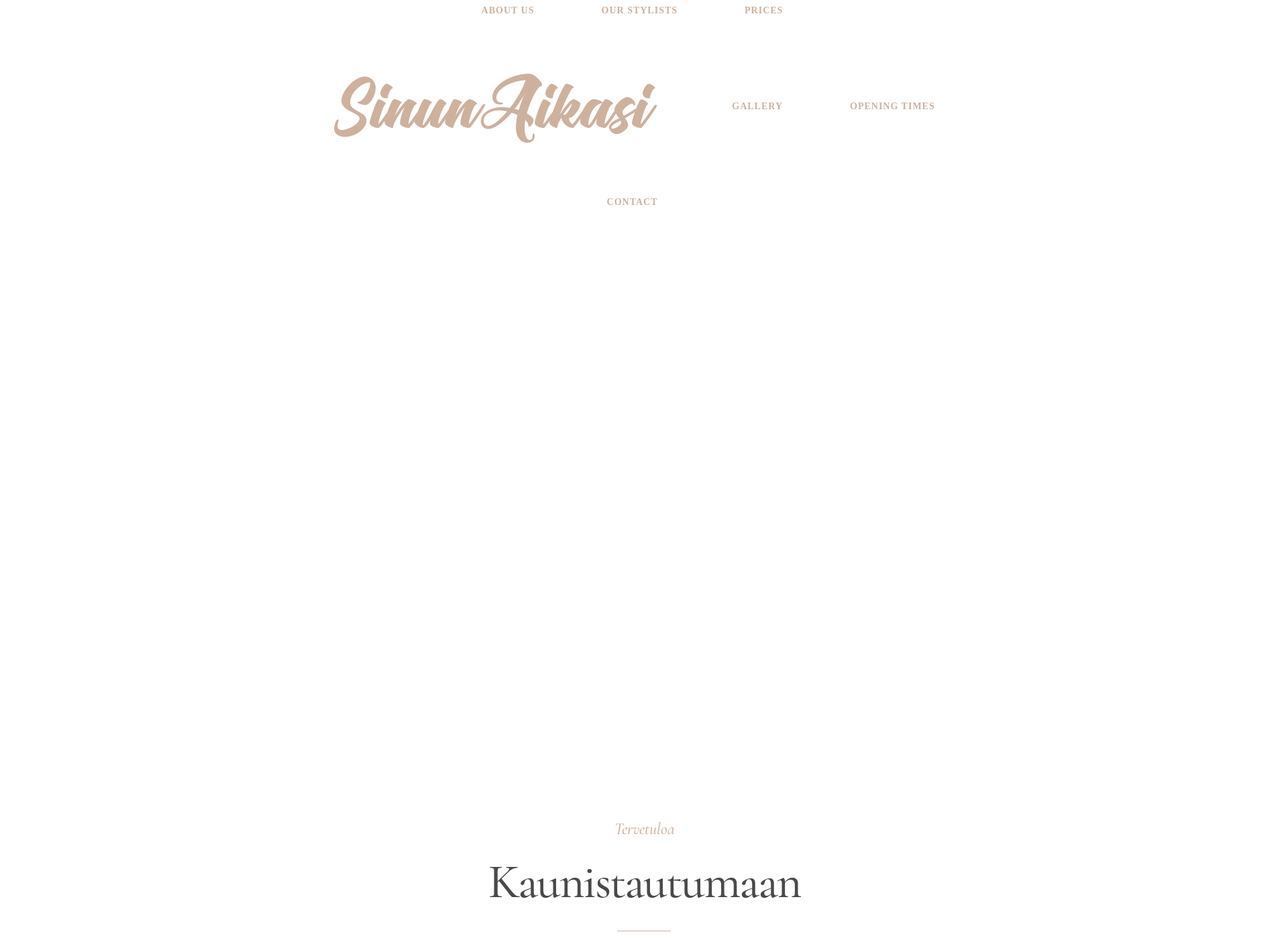 Screenshot for sinunaikasikauneudelle.fi