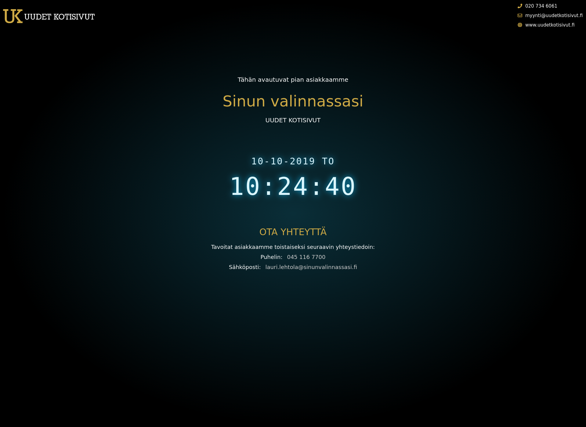 Screenshot for sinunvalintasi.fi