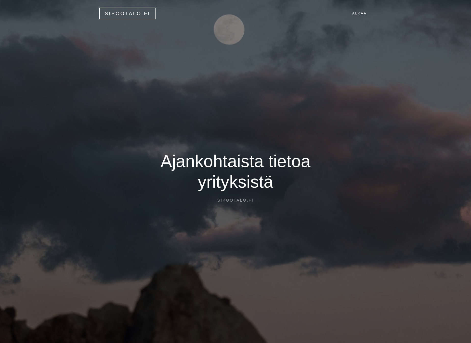 Screenshot for sipootalo.fi