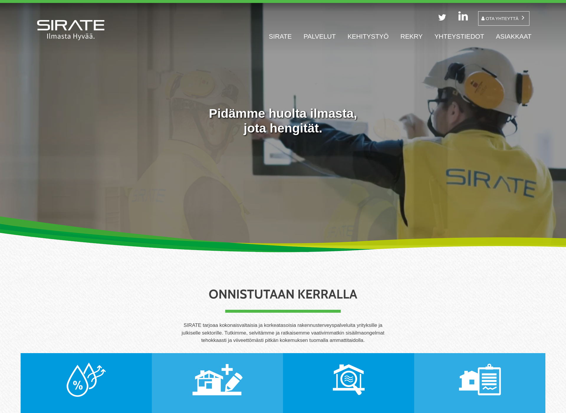 Screenshot for sirate.fi
