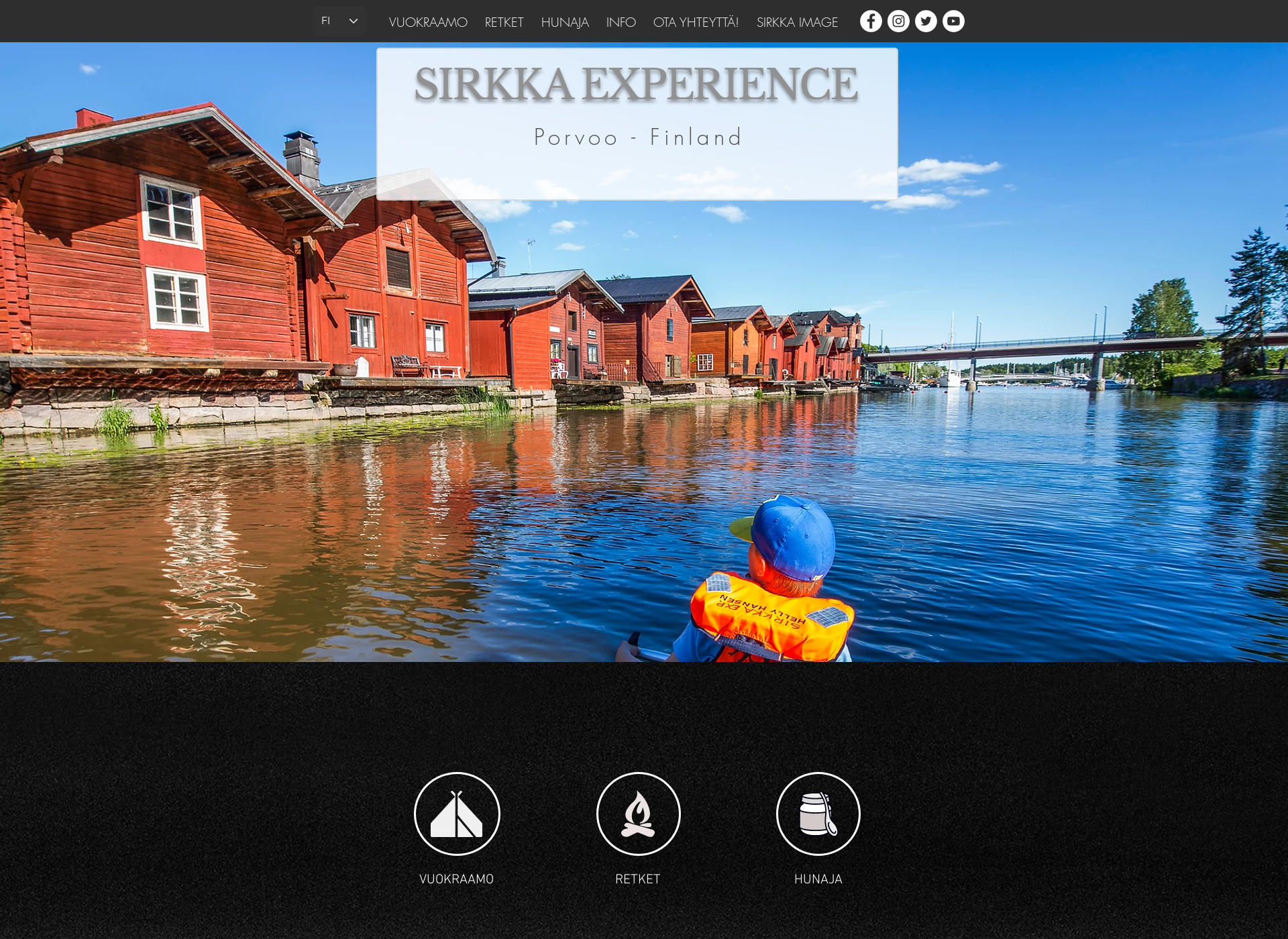 Screenshot for sirkkaexperience.fi