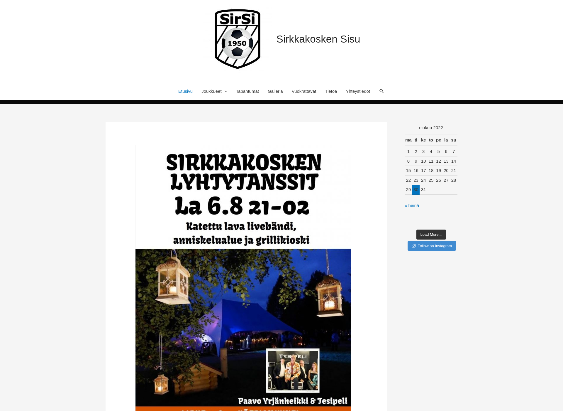 Screenshot for sirkkakoskensisu.fi