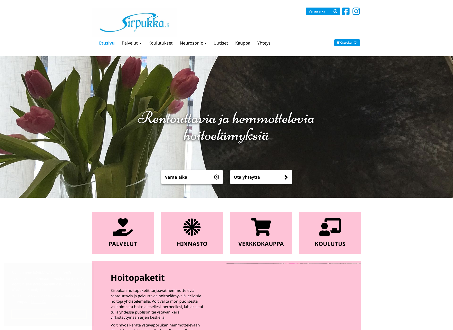 Screenshot for sirpukka.fi