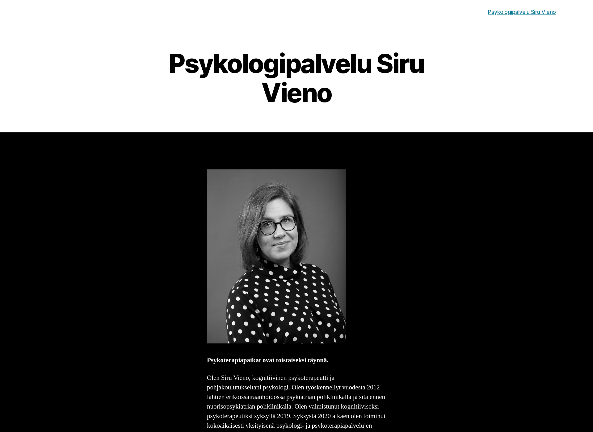 Screenshot for siruvieno.fi