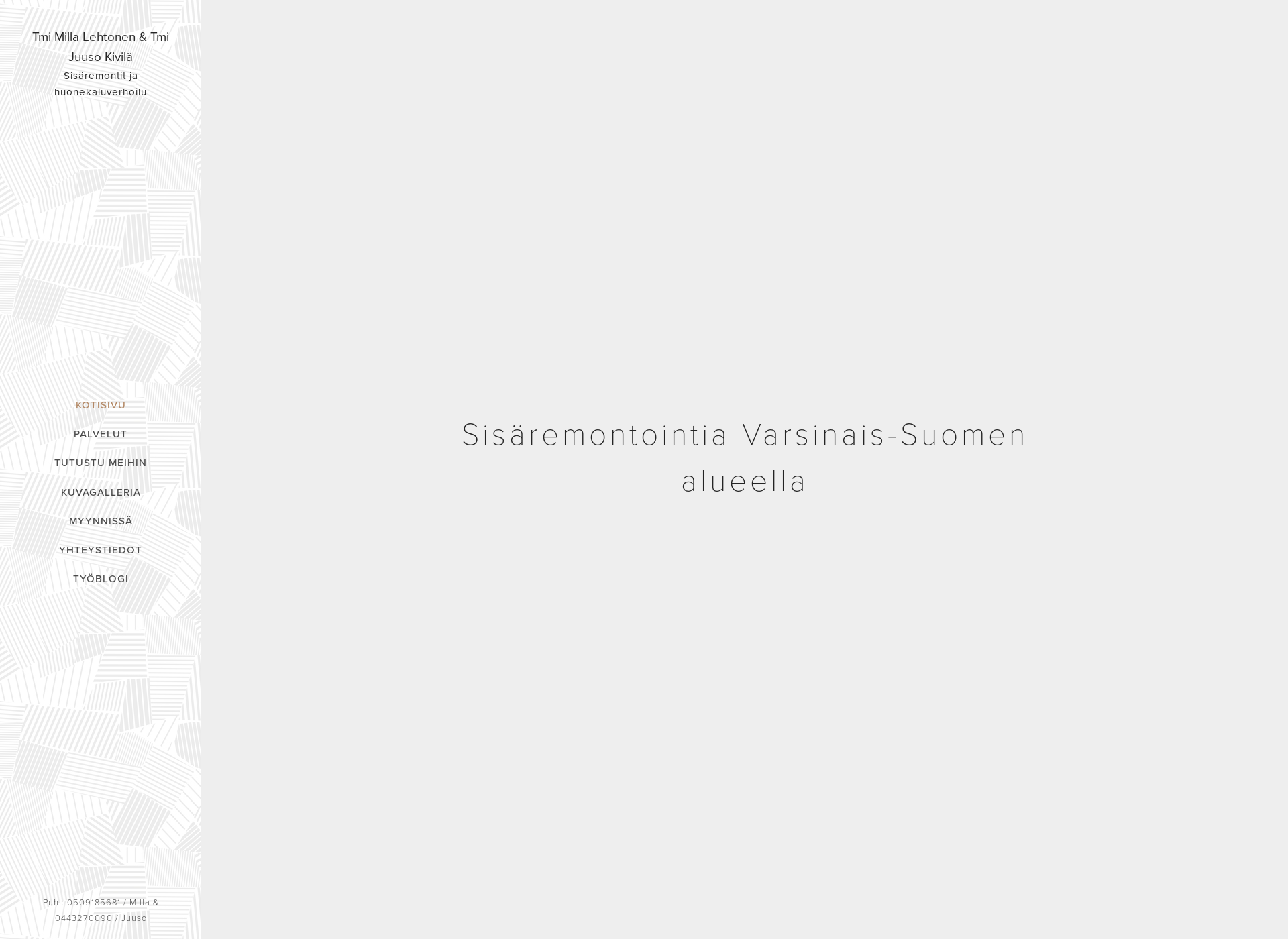 Screenshot for sisaremontit.fi